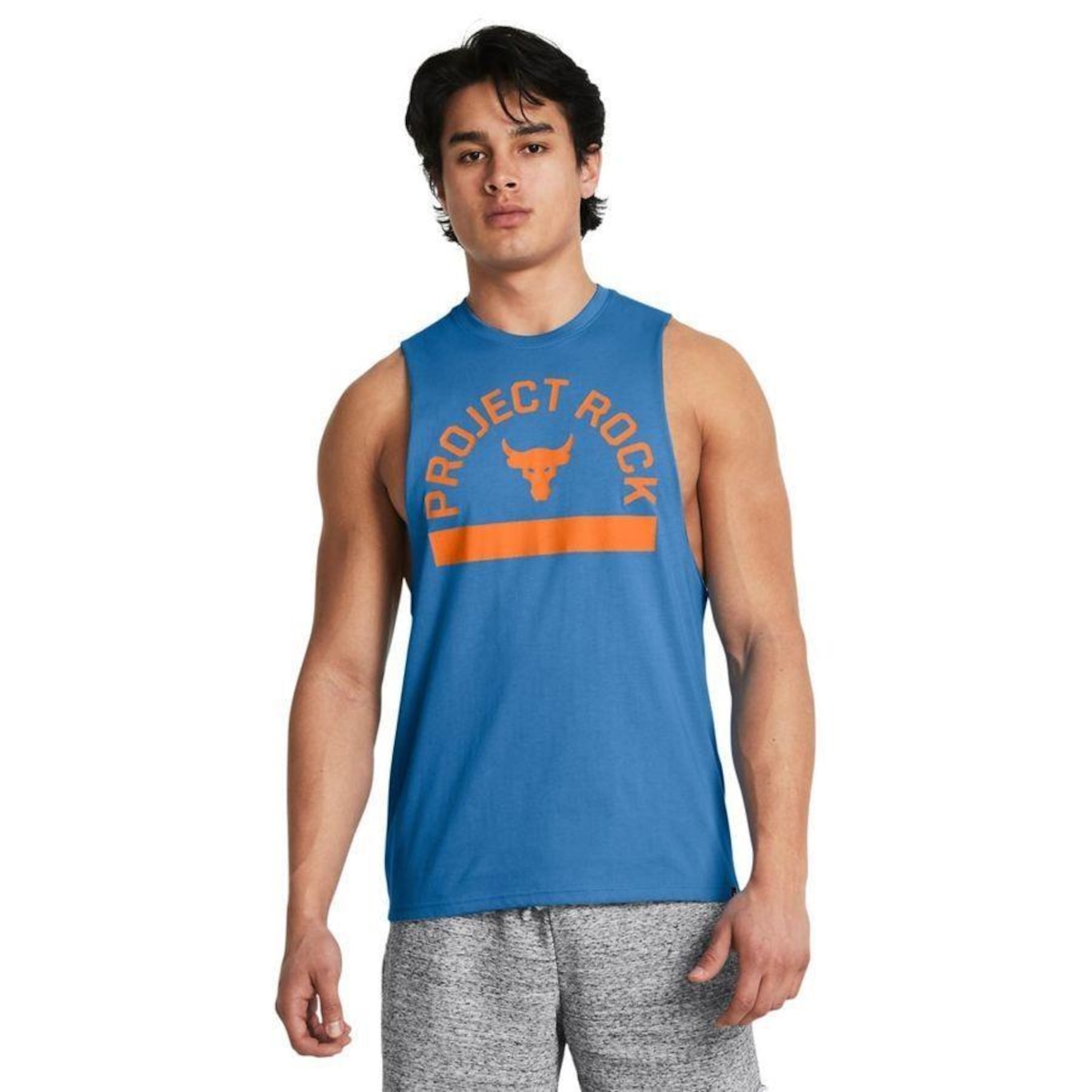 Camiseta Regata Under Armour Project Rock Payoff Graphic - Masculina - Foto 1