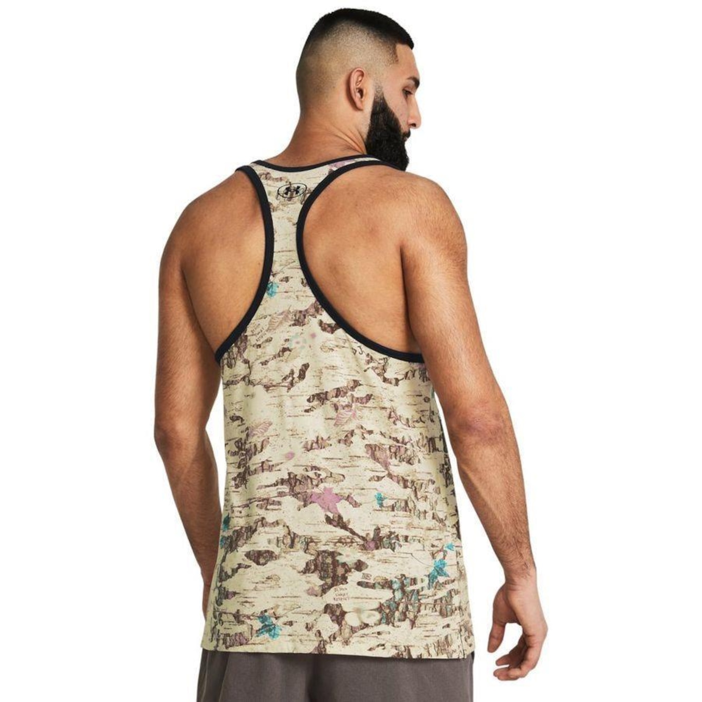 Camiseta Regata Under Armour Project Rock Camo Graphic - Masculina - Foto 2