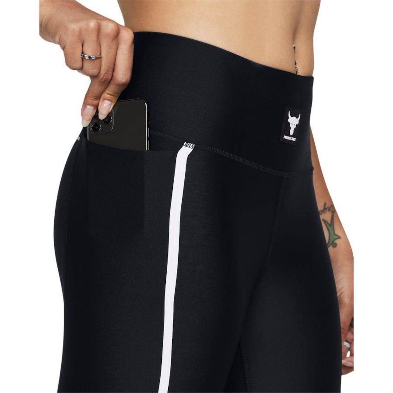 Calça Legging Under Armour Project Rock All Train Heatgear - Feminino - Foto 3