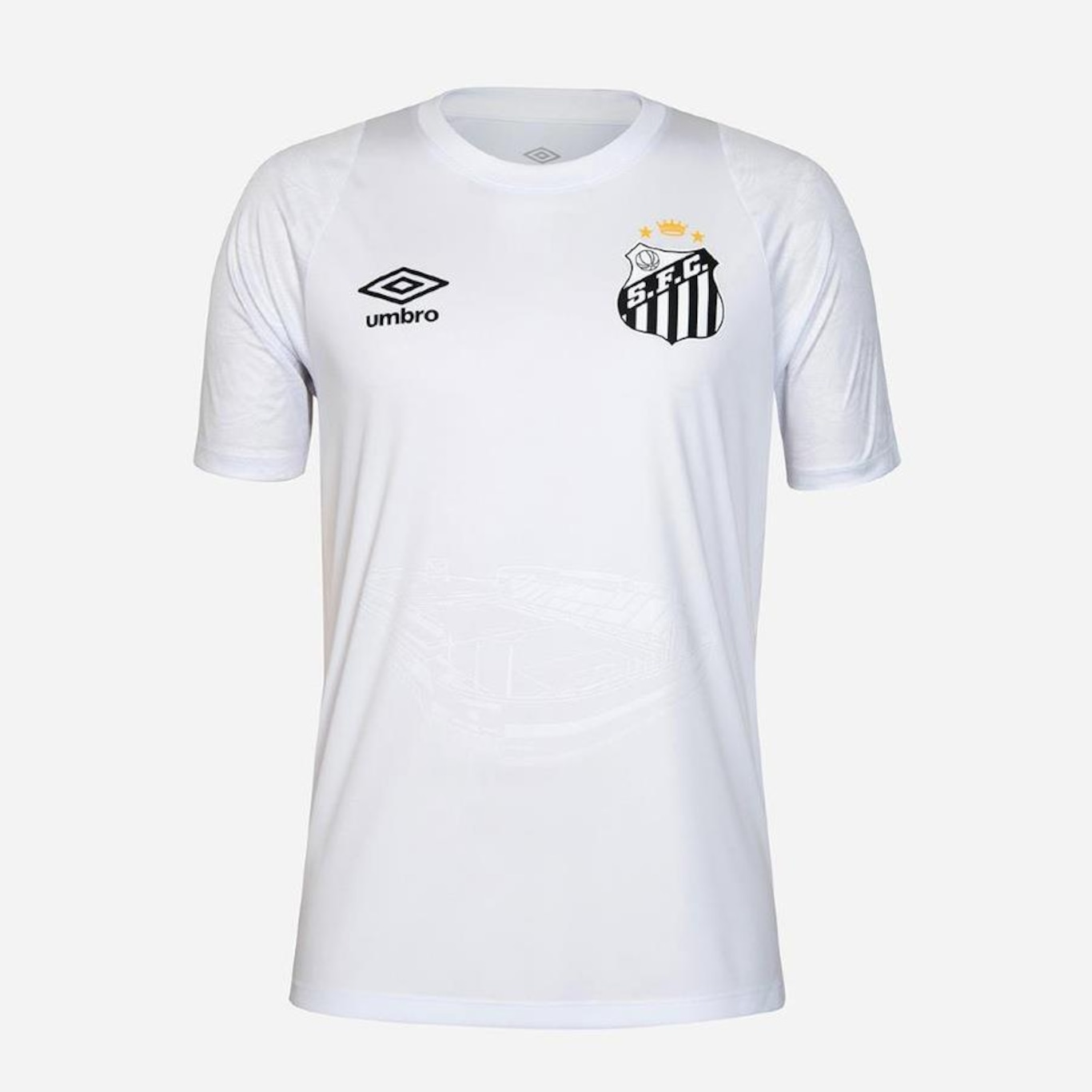 Camisa do Santos 2024 Umbro Uniforme 1 Versão Estádio - Masculina - Foto 1