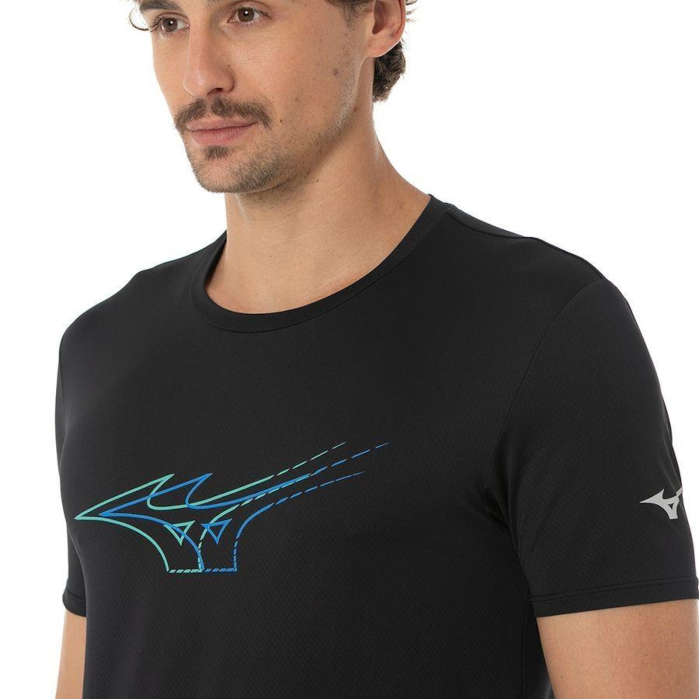 Camiseta Mizuno Focus Stamp - Masculina - Foto 2