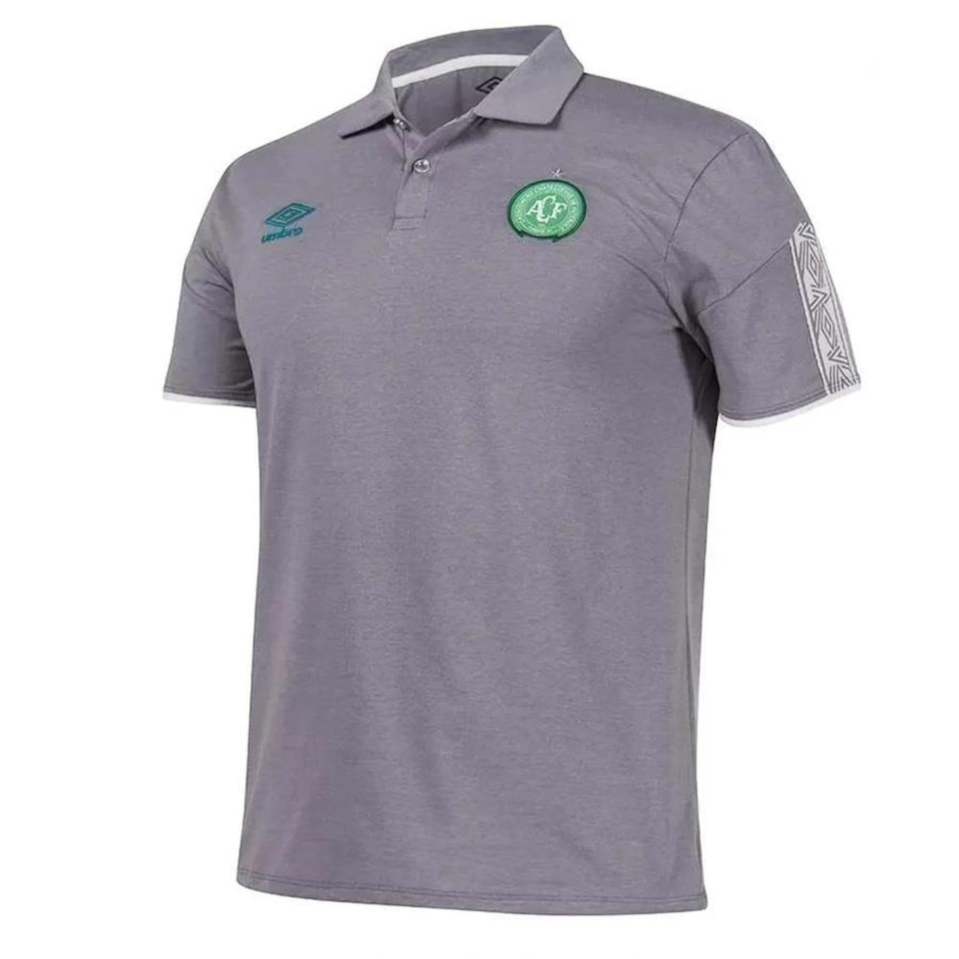 Camisa Polo do Chapecoense 2020 Umbro Viagem - Masculina - Foto 1