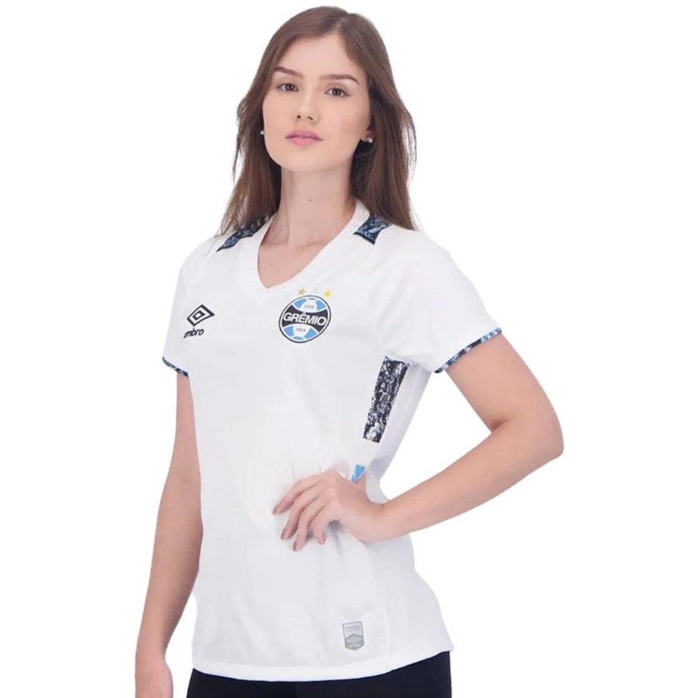 Camisa do Grêmio 2 2024 Umbro Oficial Torcedora - Feminina - Foto 1