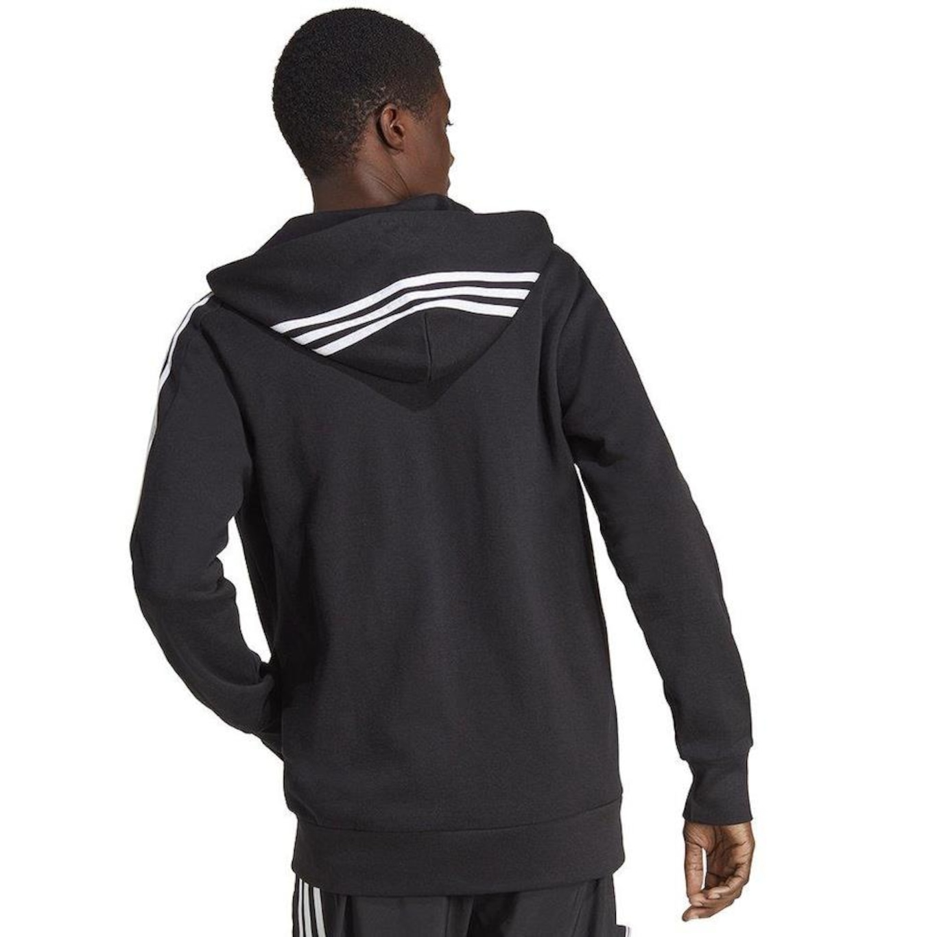 Jaqueta com Capuz adidas Essentials 3-Stripes - Masculina - Foto 2