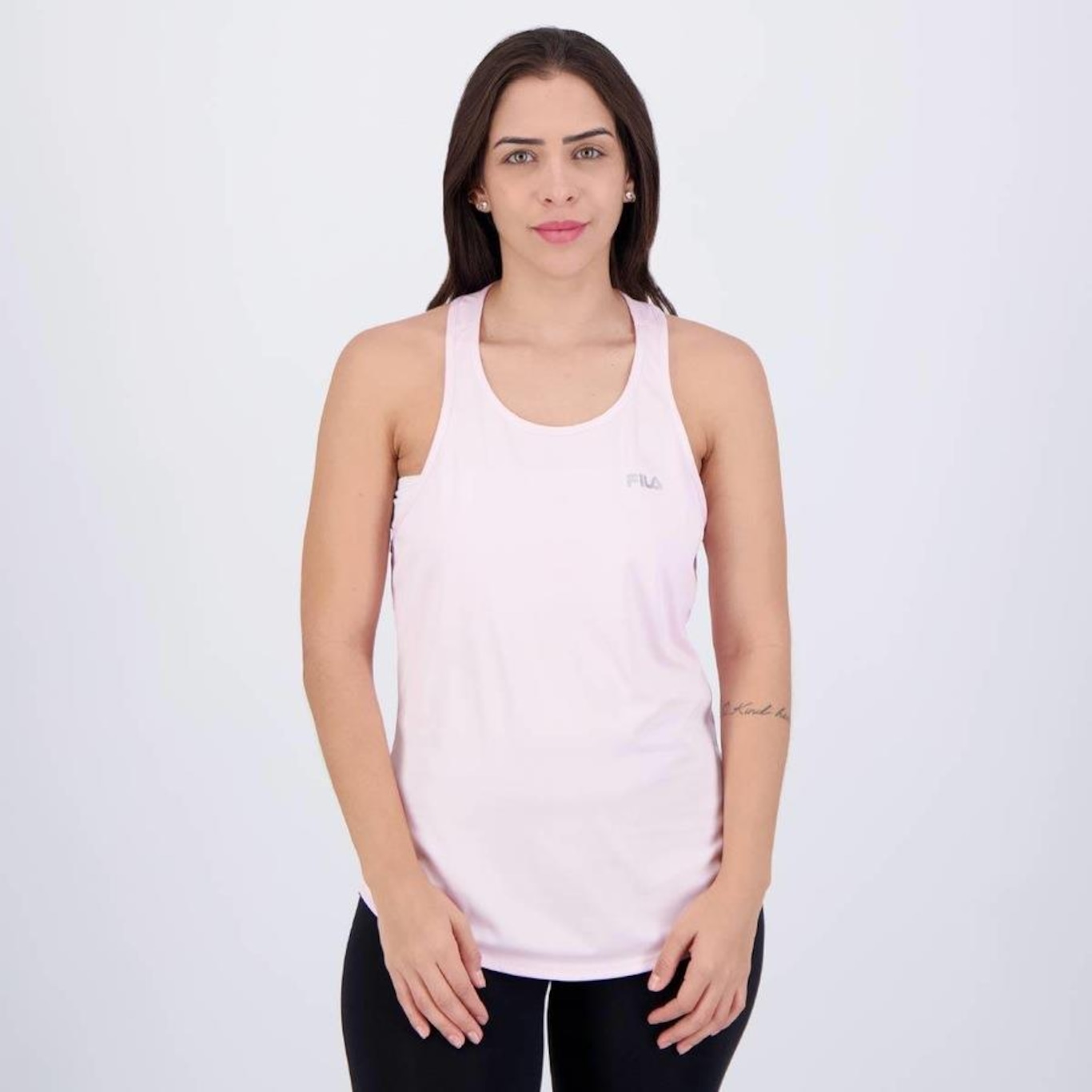 Camiseta Regata Fila Basic Sports Polygin - Feminina - Foto 1