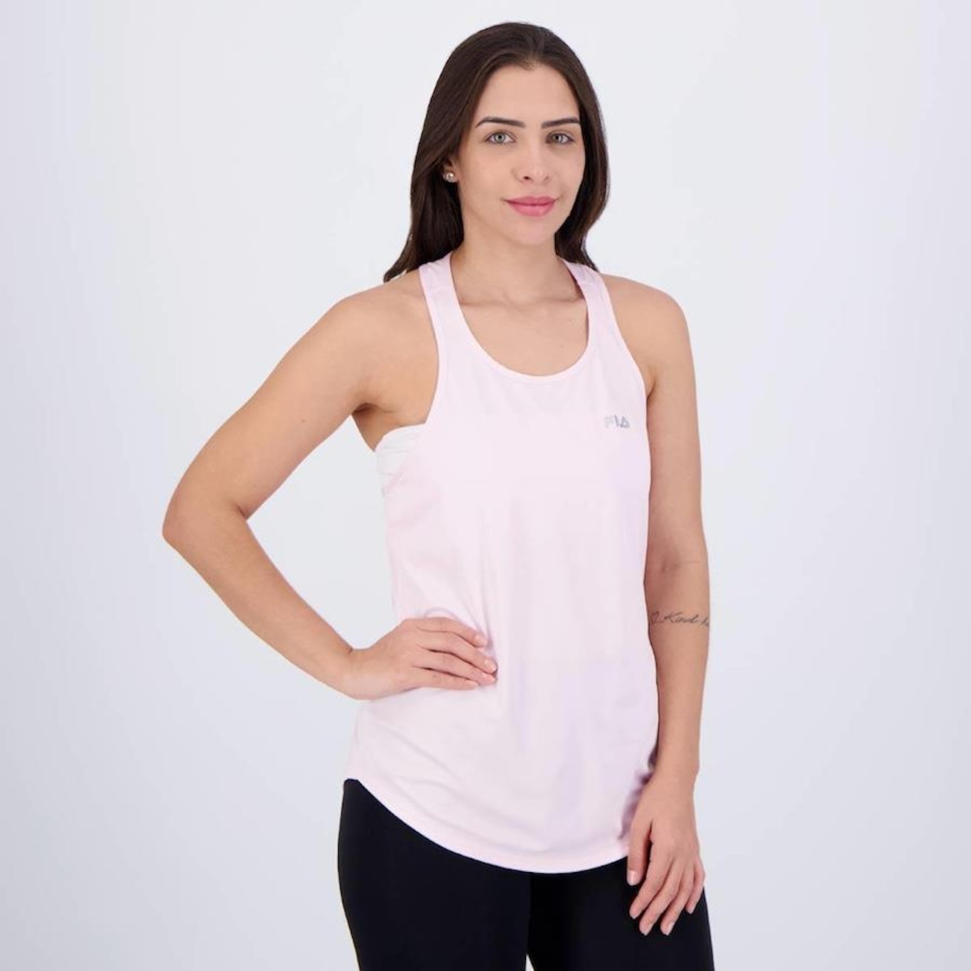 Camiseta Regata Fila Basic Sports Polygin - Feminina - Foto 2