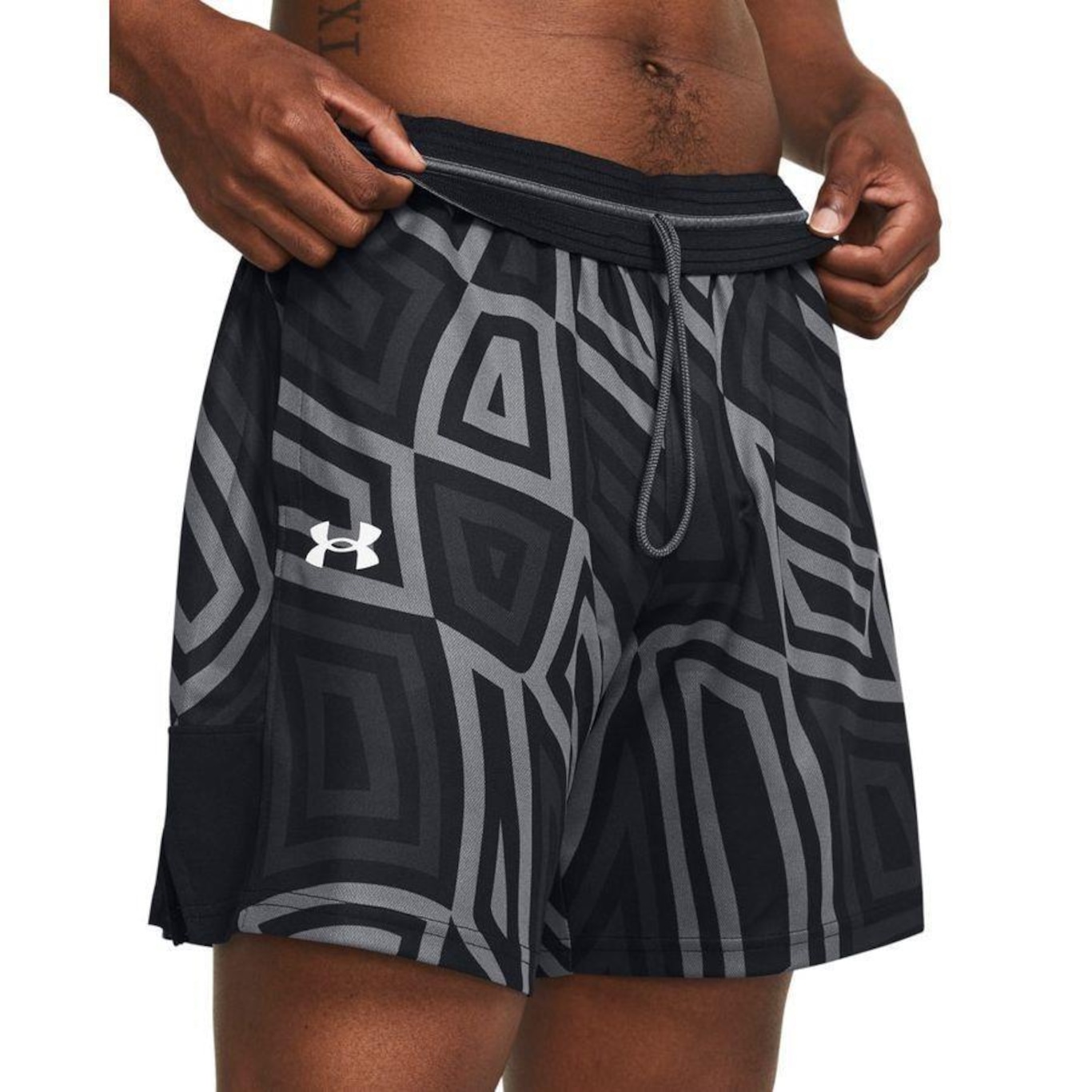 Shorts Under Armour Baseline Printed - Masculino - Foto 3