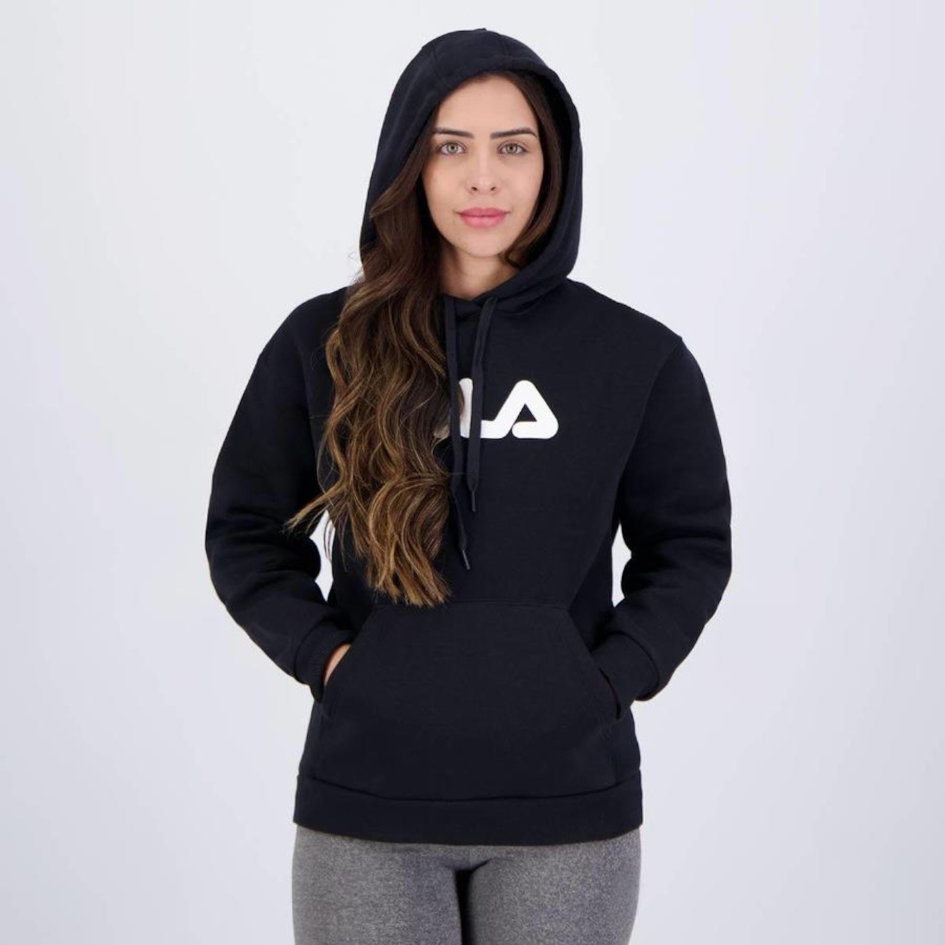 Blusão de Moletom com Capuz Fila Letter Winter - Feminino - Foto 3