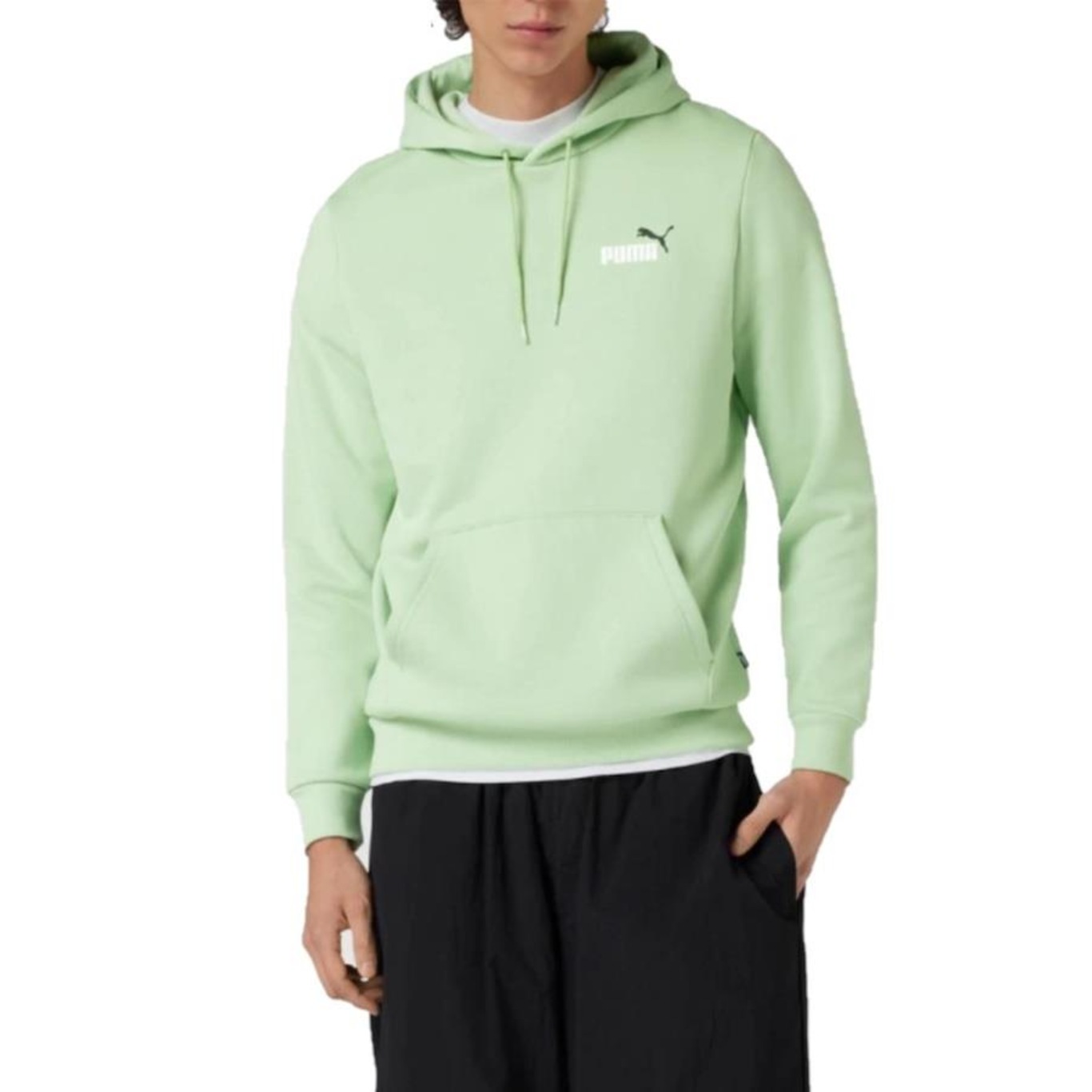 Blusão de Moletom com Capuz Puma Small Logo Hoodie - Masculino - Foto 2