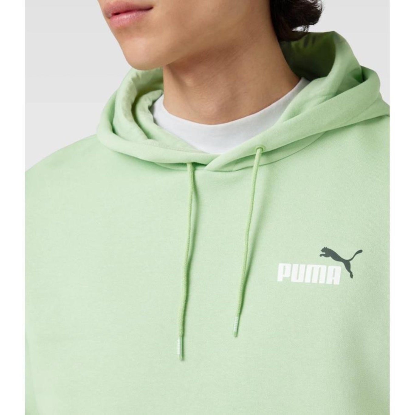 Blusão de Moletom com Capuz Puma Small Logo Hoodie - Masculino - Foto 3