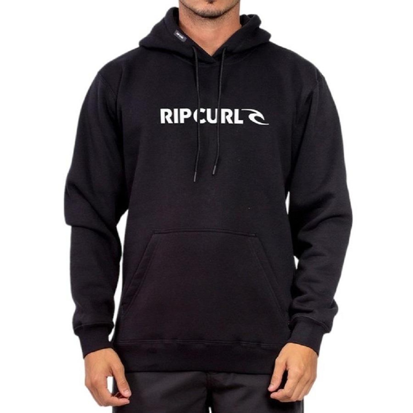 Blusão de Moletom com Capuz Rip Curl Brand Blade Hood Big - Masculino - Foto 1