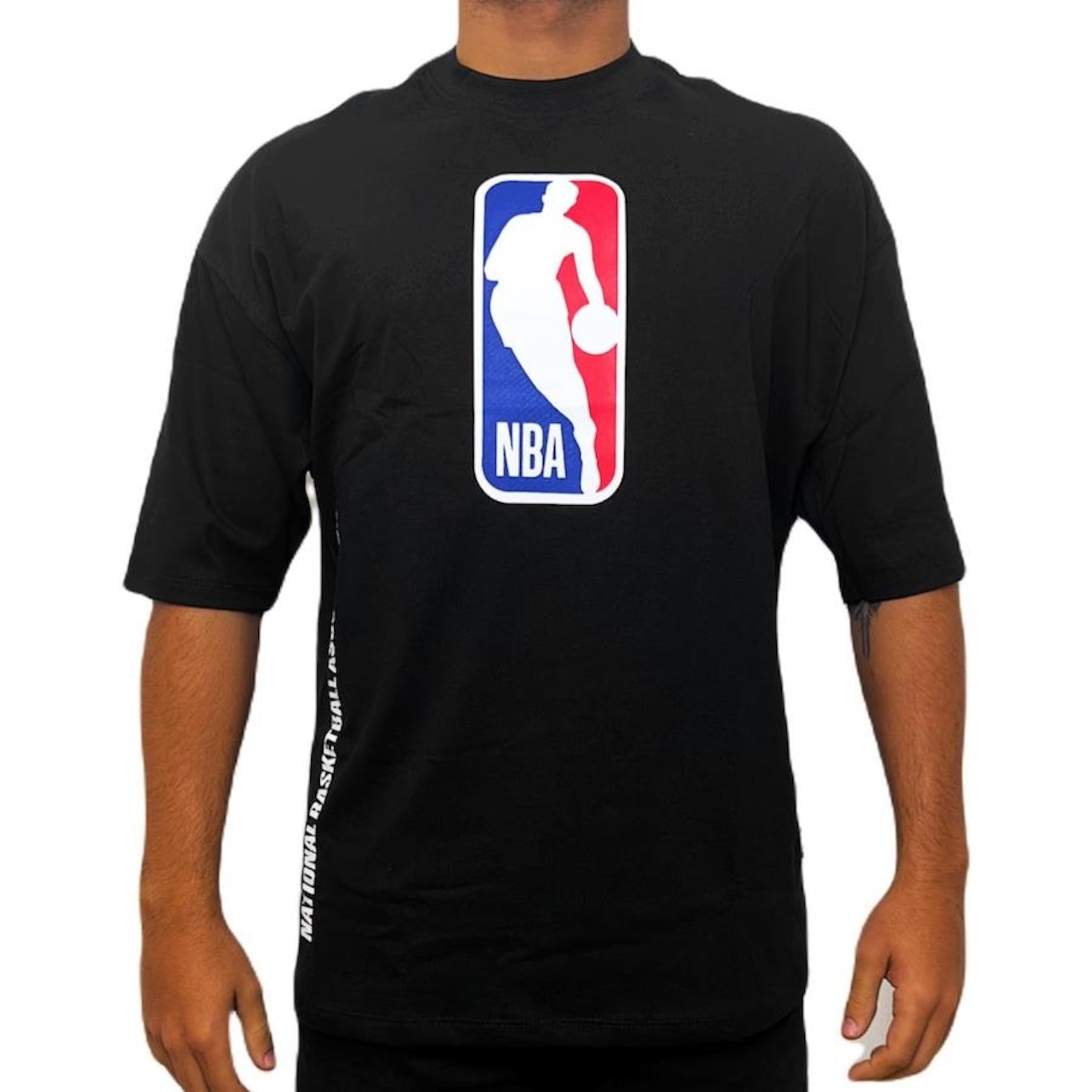 Camiseta Nba Oversized Logoman - Masculina - Foto 2