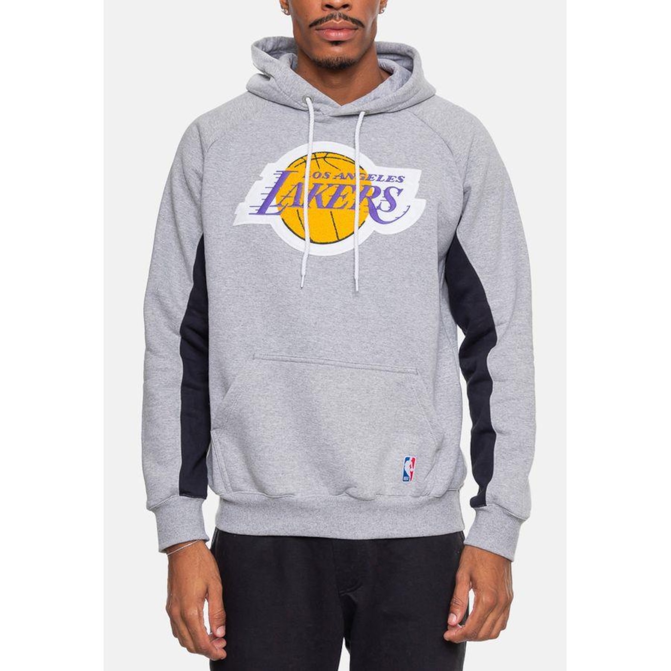 Blusão de Moletom com Capuz Nba Chenille Los Angeles Lakers - Masculino - Foto 3