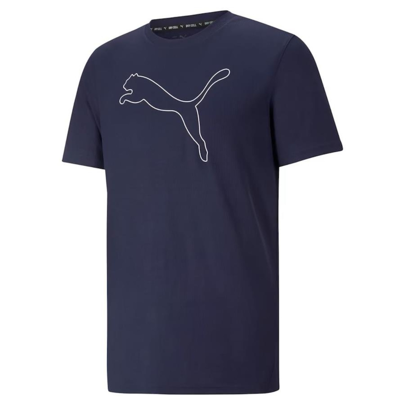 Camiseta Puma Performance Cat Drycell - Masculina - Foto 1