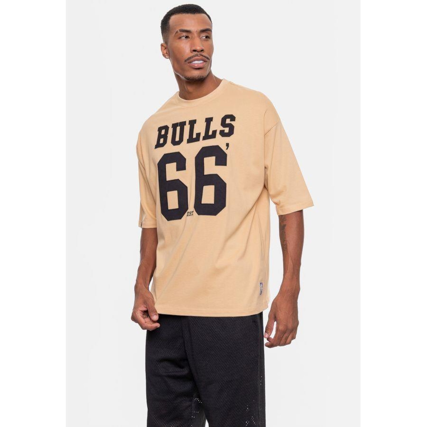 Camiseta Nba Number Twill Chicago Bulls - Masculina - Foto 2