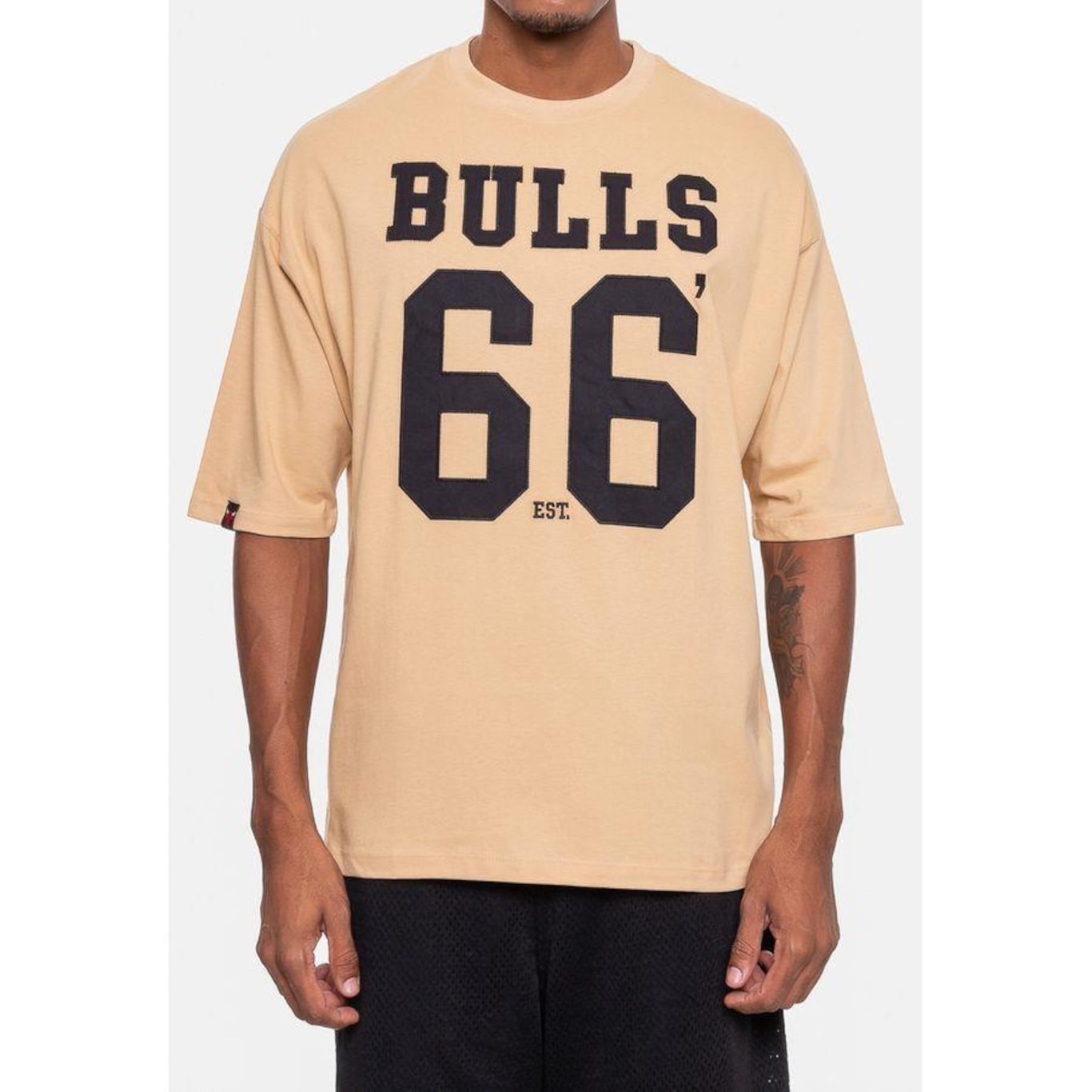 Camiseta Nba Number Twill Chicago Bulls - Masculina - Foto 3