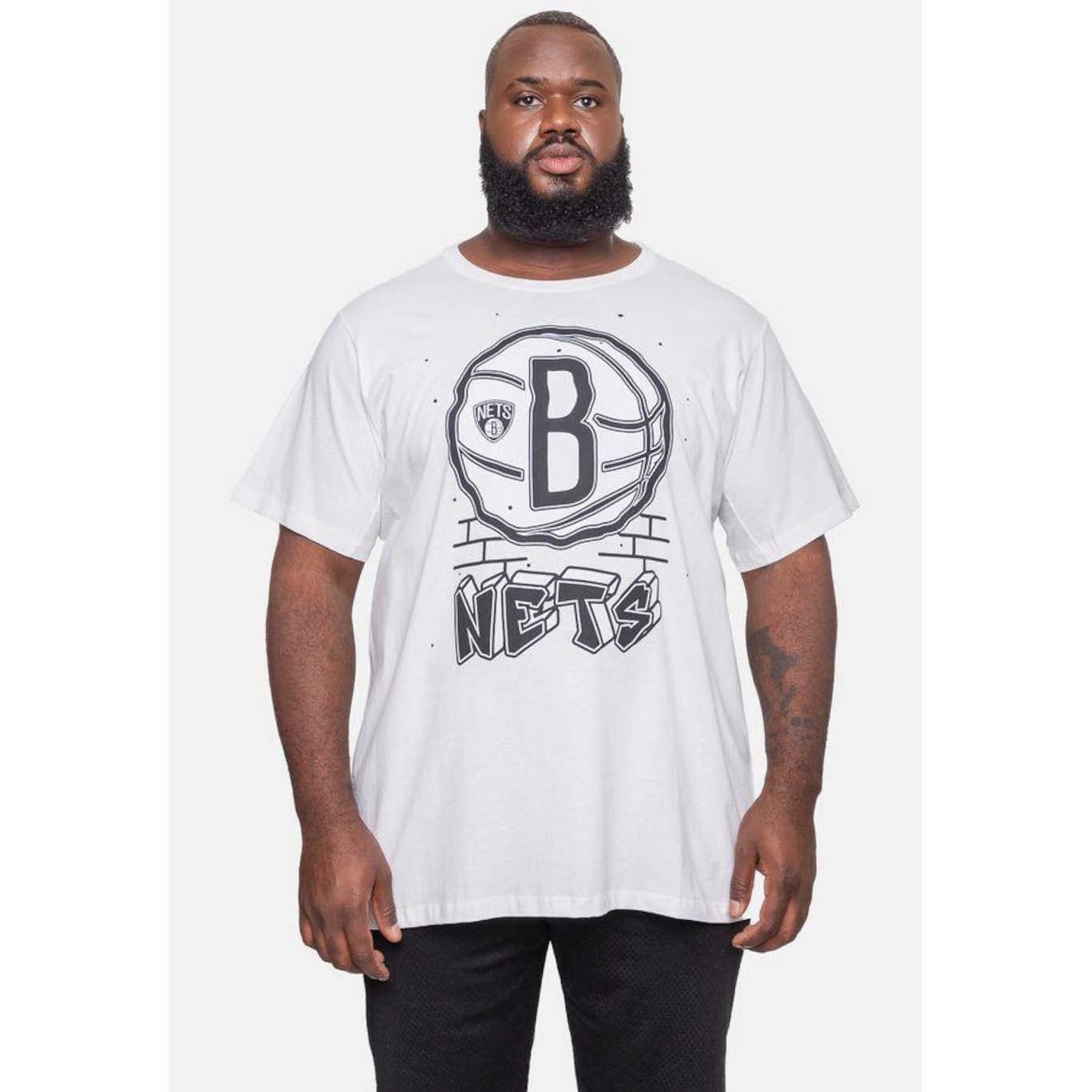 Camiseta Nba Plus Size Top Scorer Brooklyn Nets - Masculina - Foto 1