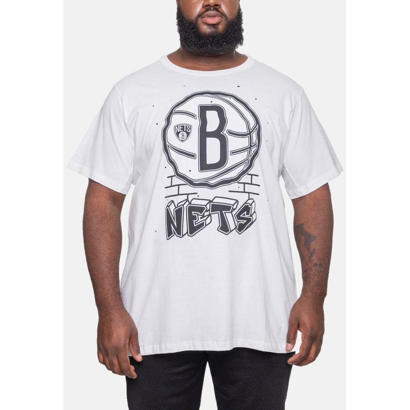 Camiseta Nba Plus Size Top Scorer Brooklyn Nets - Masculina - Foto 3