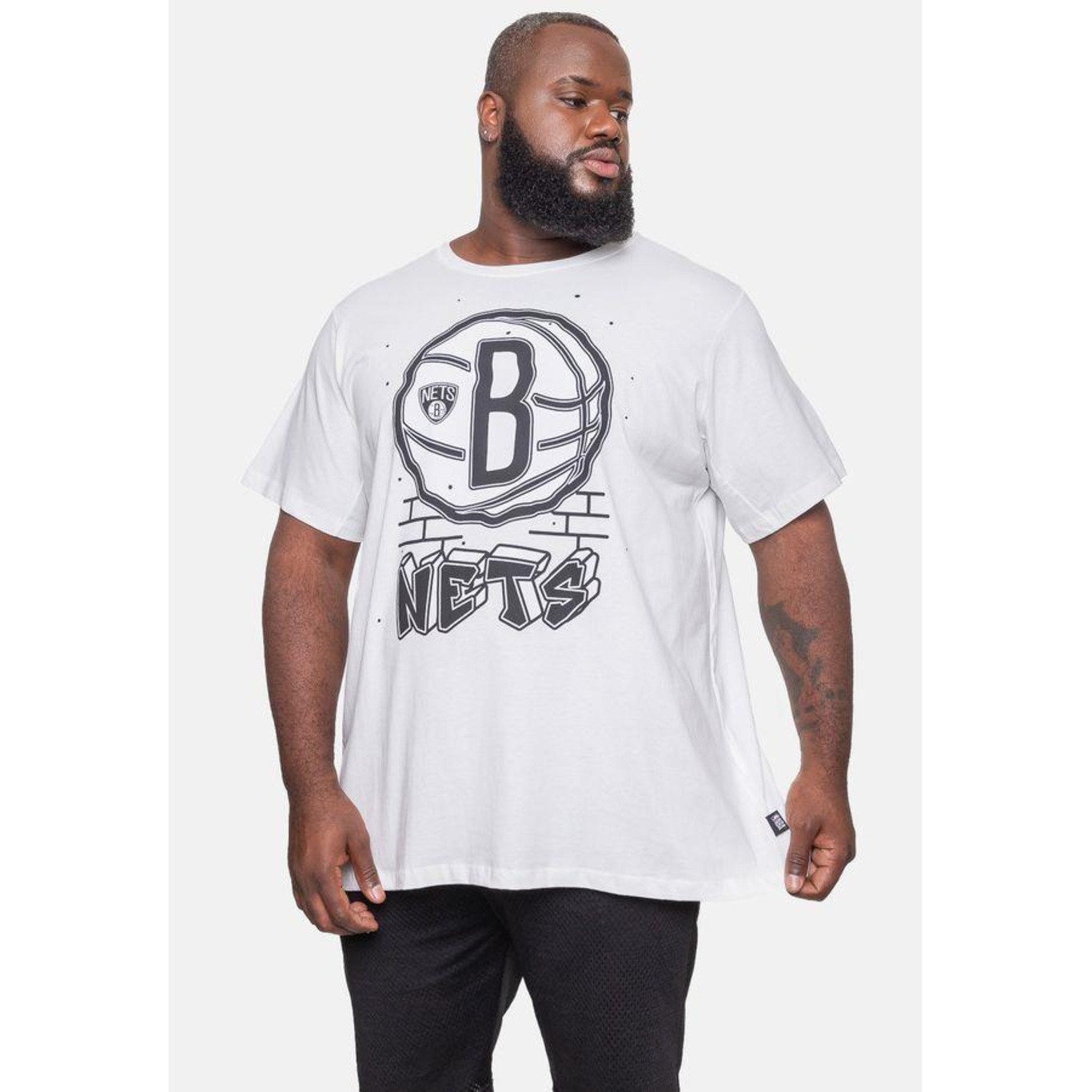 Camiseta Nba Plus Size Top Scorer Brooklyn Nets - Masculina - Foto 4