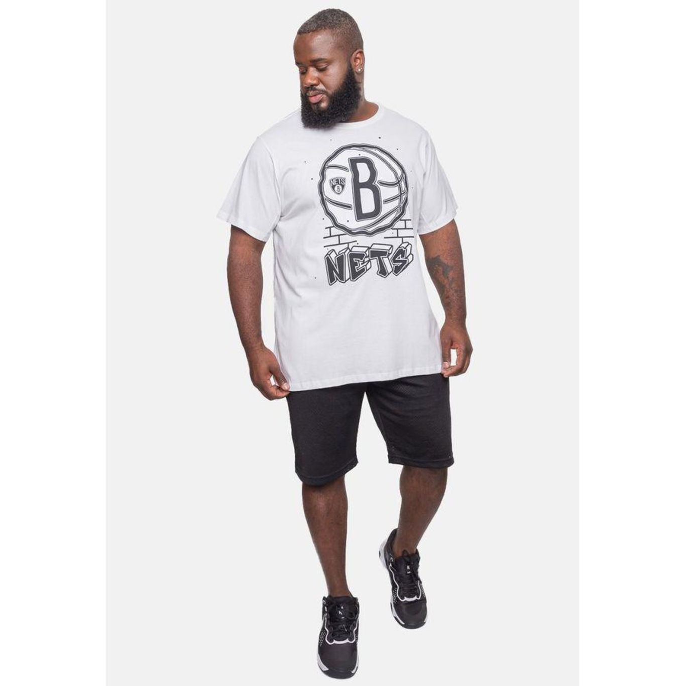 Camiseta Nba Plus Size Top Scorer Brooklyn Nets - Masculina - Foto 5