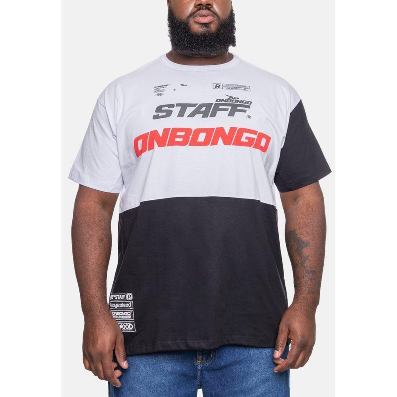 Camiseta Onbongo Plus Size Snc88 Off - Masculina - Foto 1