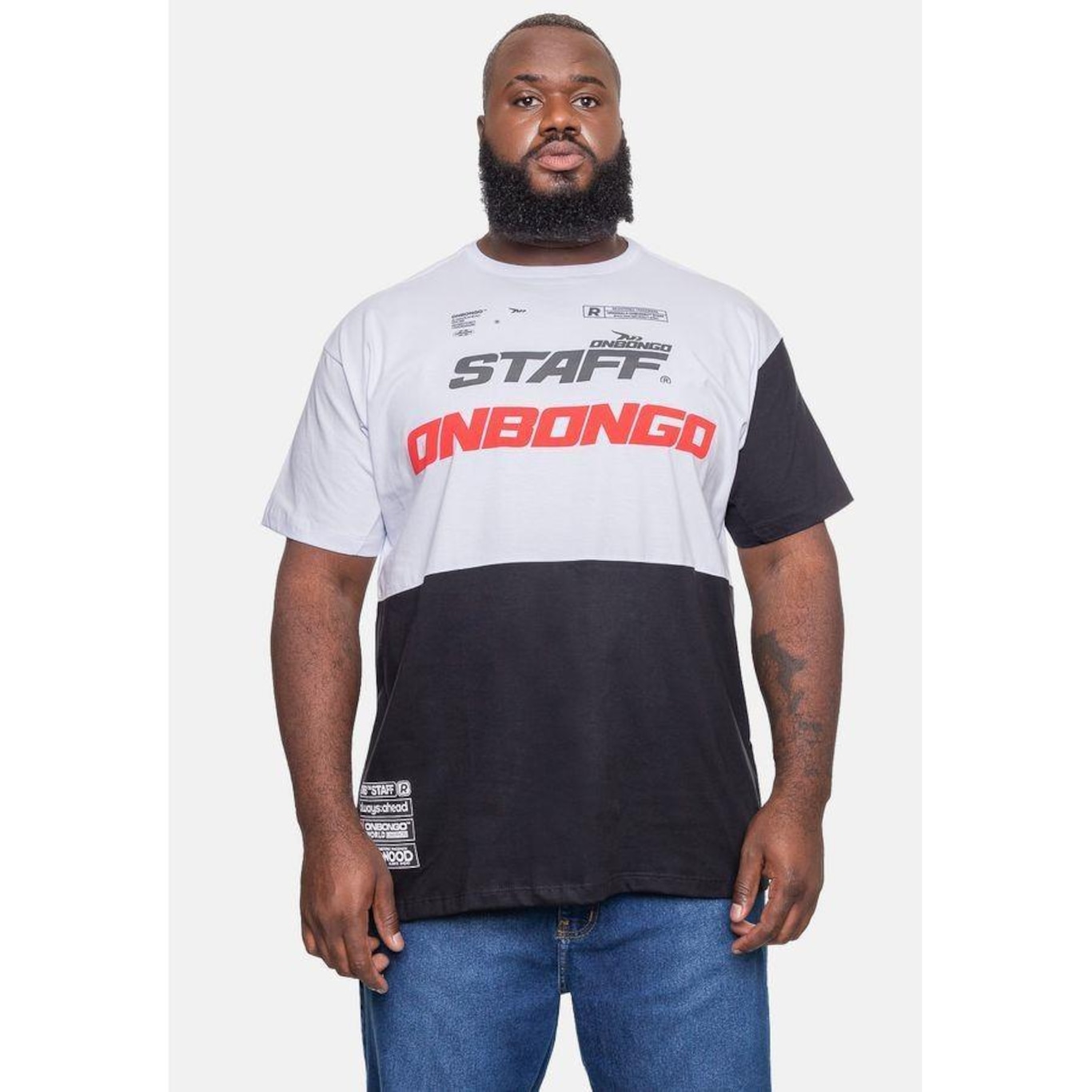 Camiseta Onbongo Plus Size Snc88 Off - Masculina - Foto 4