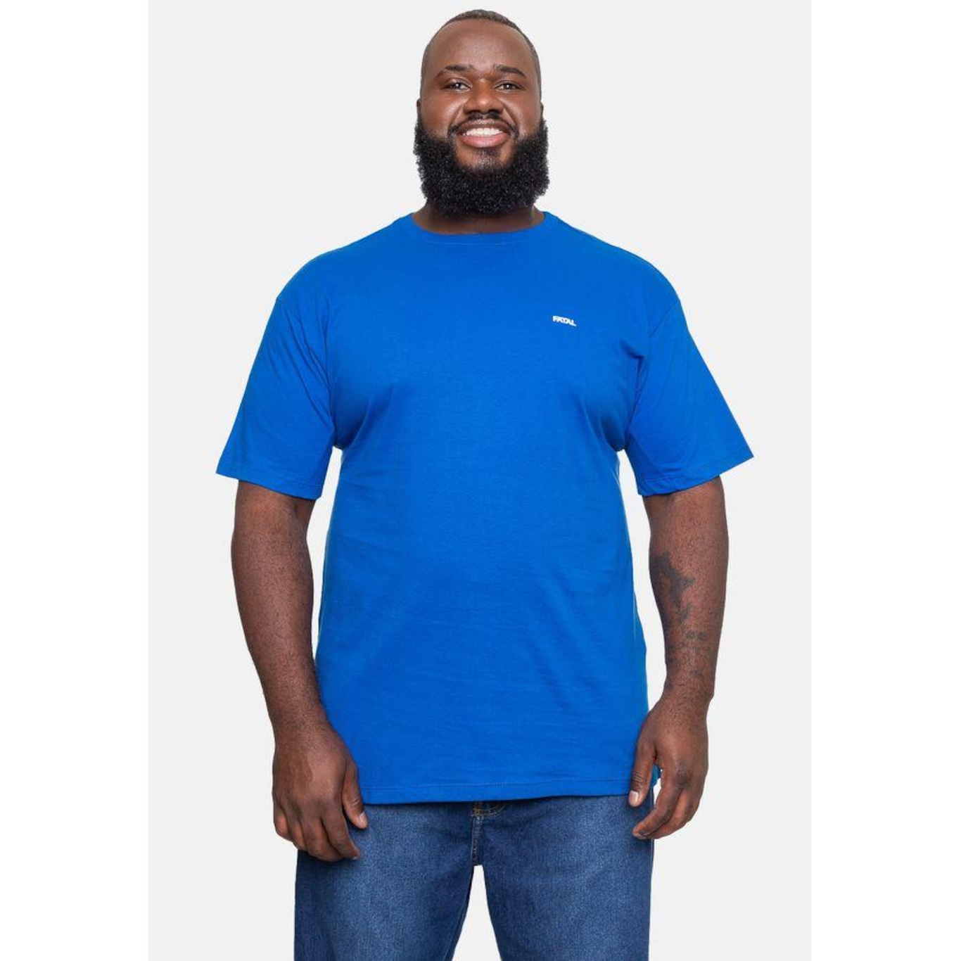 Camiseta Fatal Plus Size Fashion Basic - Masculina - Foto 1