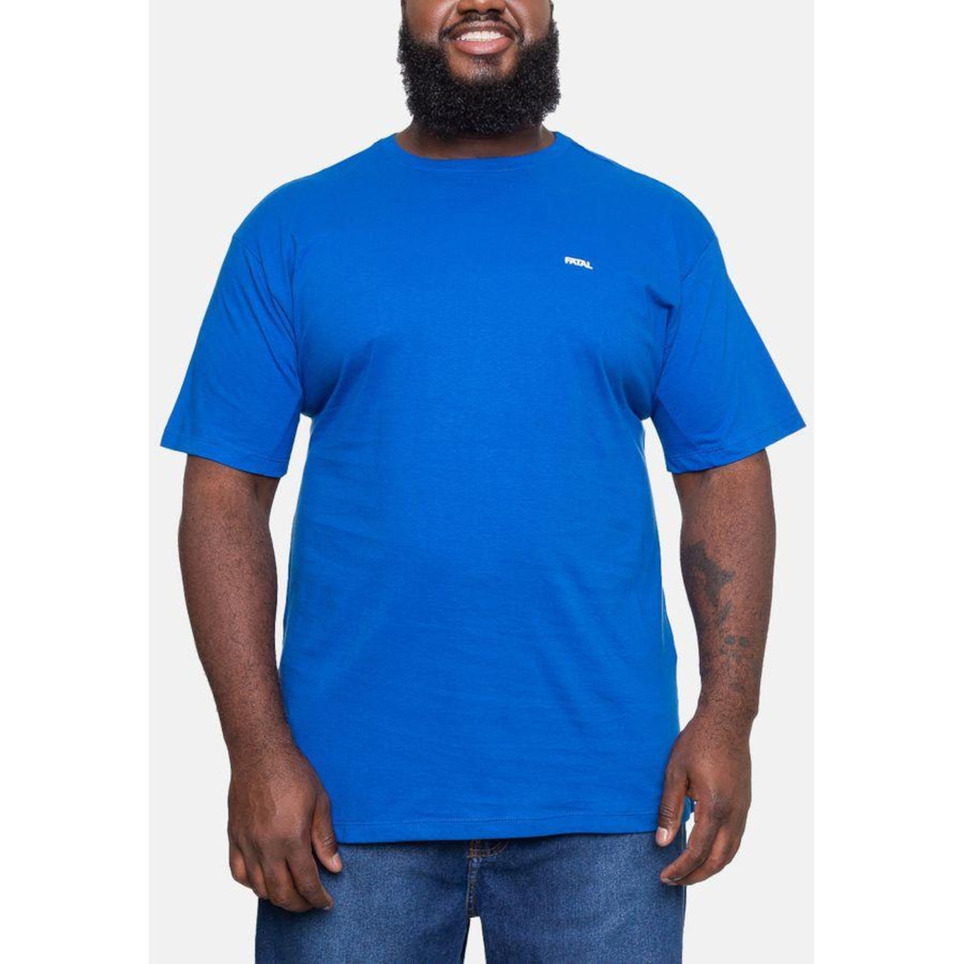 Camiseta Fatal Plus Size Fashion Basic - Masculina - Foto 3