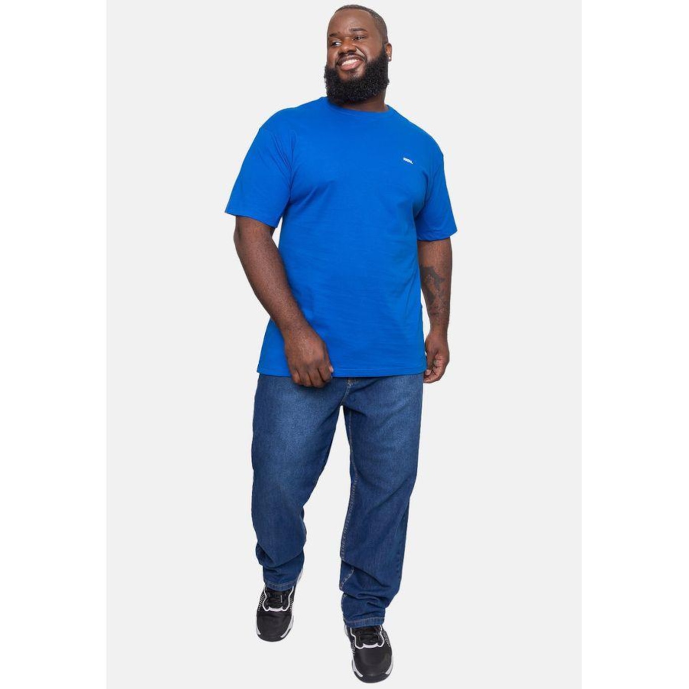 Camiseta Fatal Plus Size Fashion Basic - Masculina - Foto 5