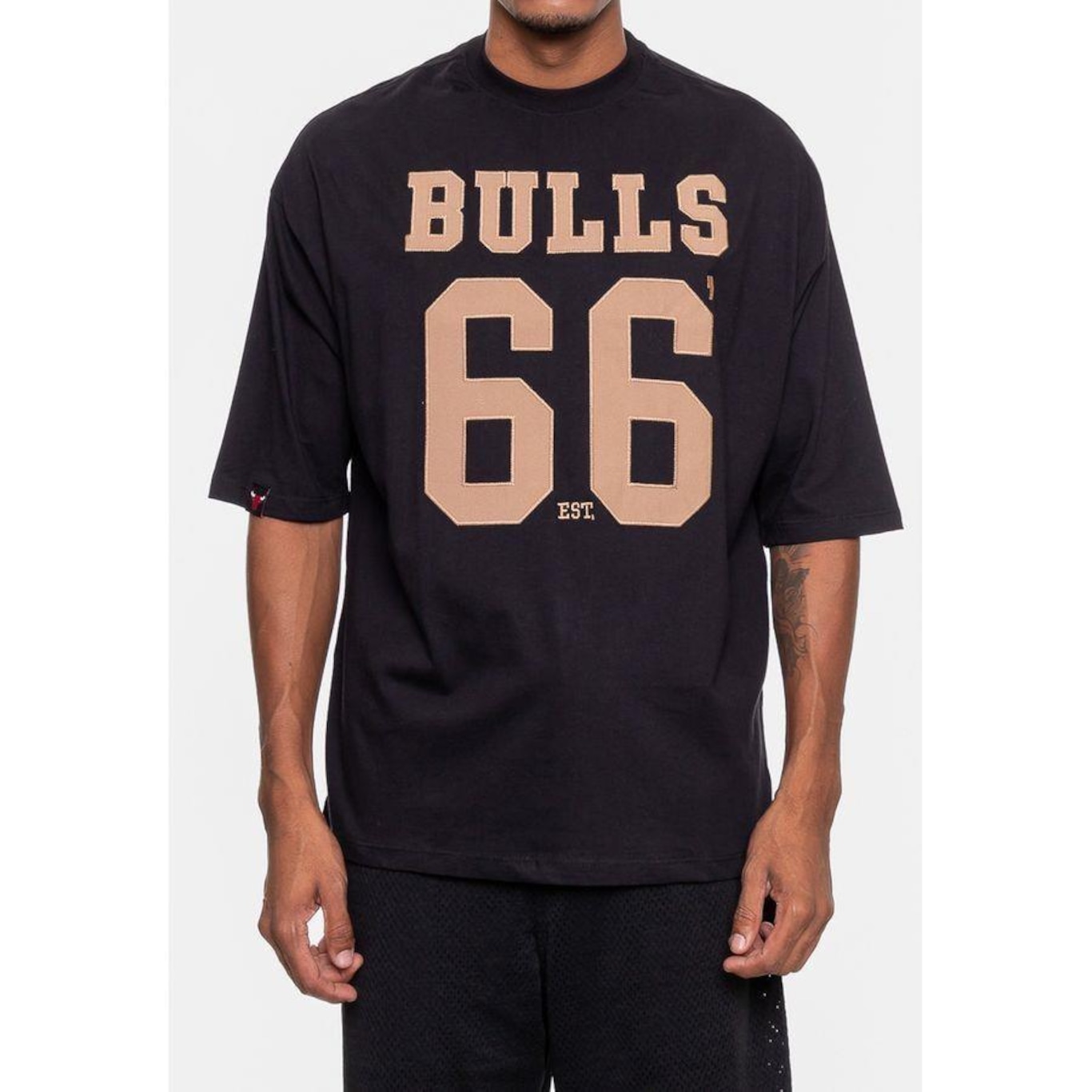 Camiseta Nba Number Twill Chicago Bulls - Masculina - Foto 1