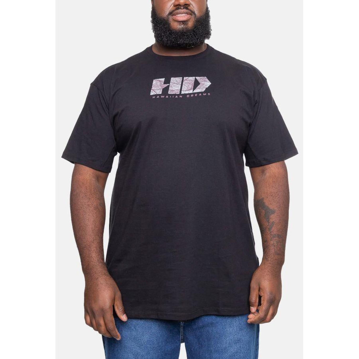 Camiseta Hd Plus Size - Masculina - Foto 3