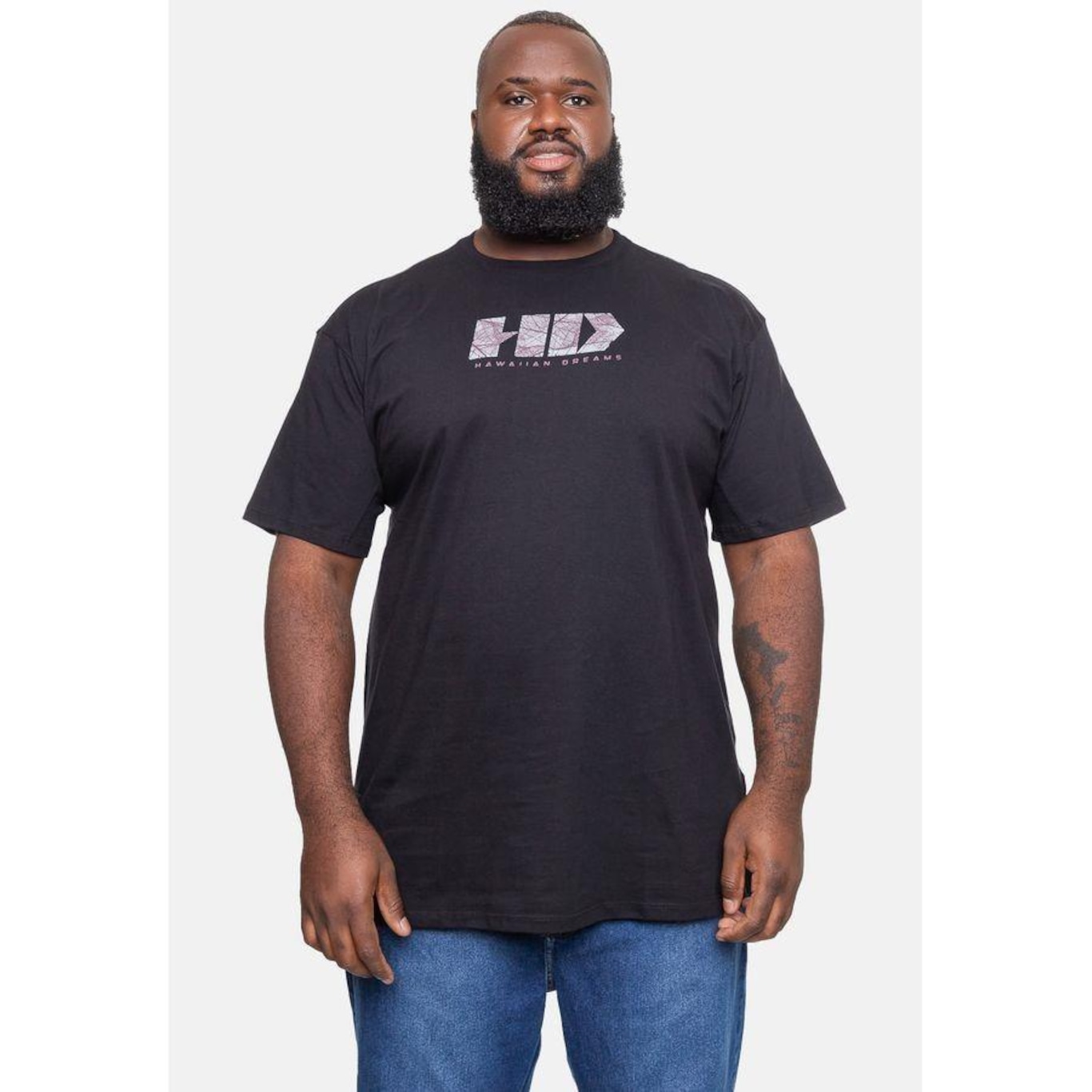 Camiseta Hd Plus Size - Masculina - Foto 4