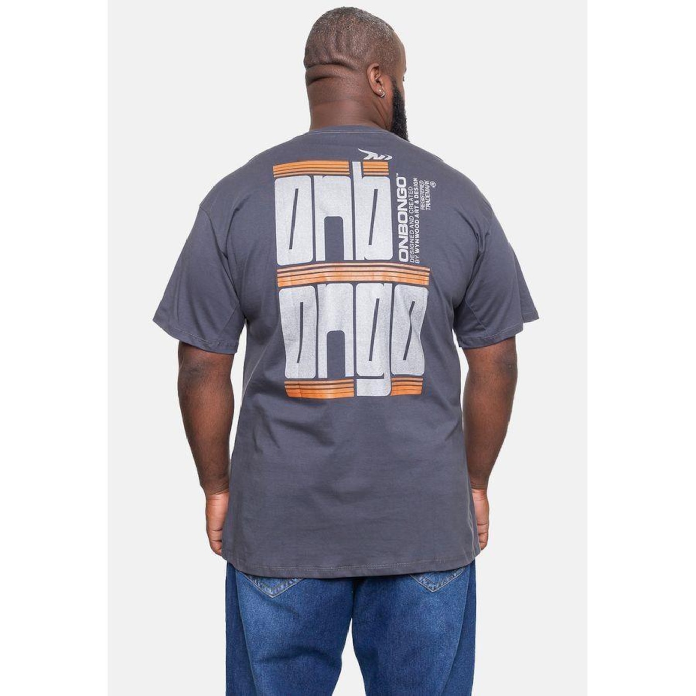 Camiseta Onbongo Plus Size Estampada - Masculina - Foto 2