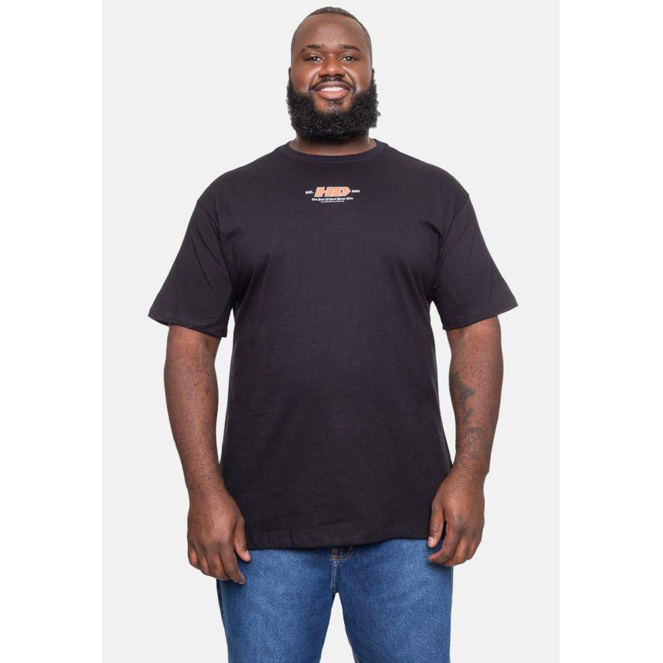 Camiseta Hd Plus Size Surfboard - Masculina - Foto 1