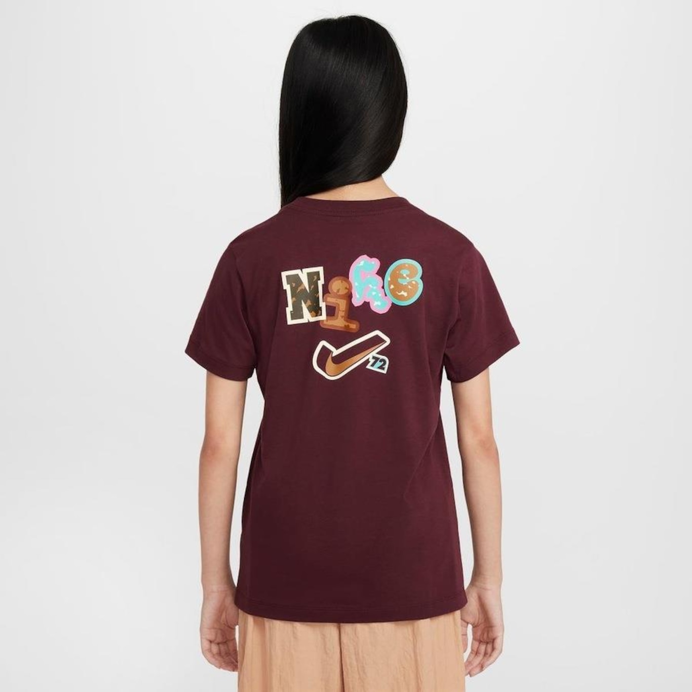 Camiseta Nike Sportswear Create - Infantil - Foto 2