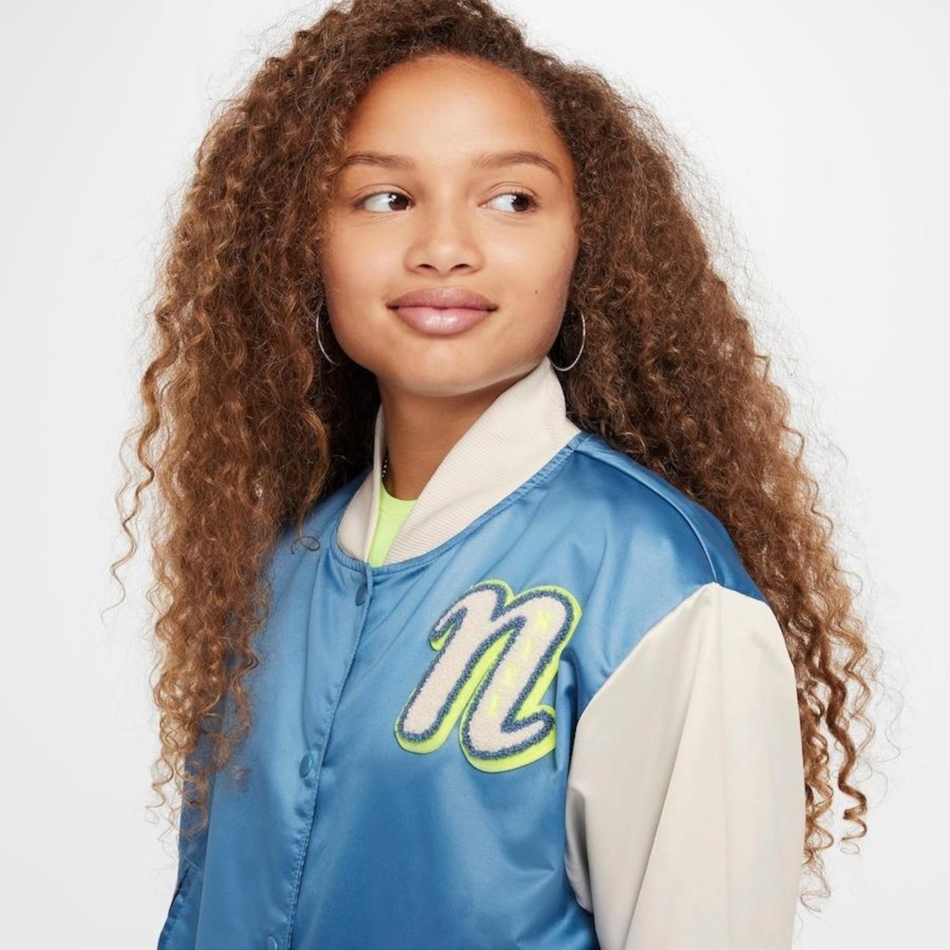 Jaqueta sem Capuz Nike Sportswear Varsity - Infantil - Foto 3