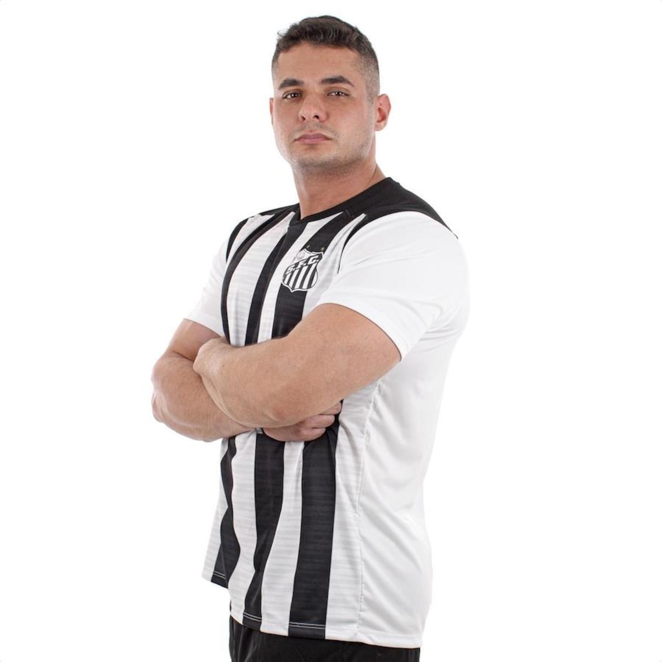 Camisa do Santos Braziline Majestic - Masculina - Foto 4