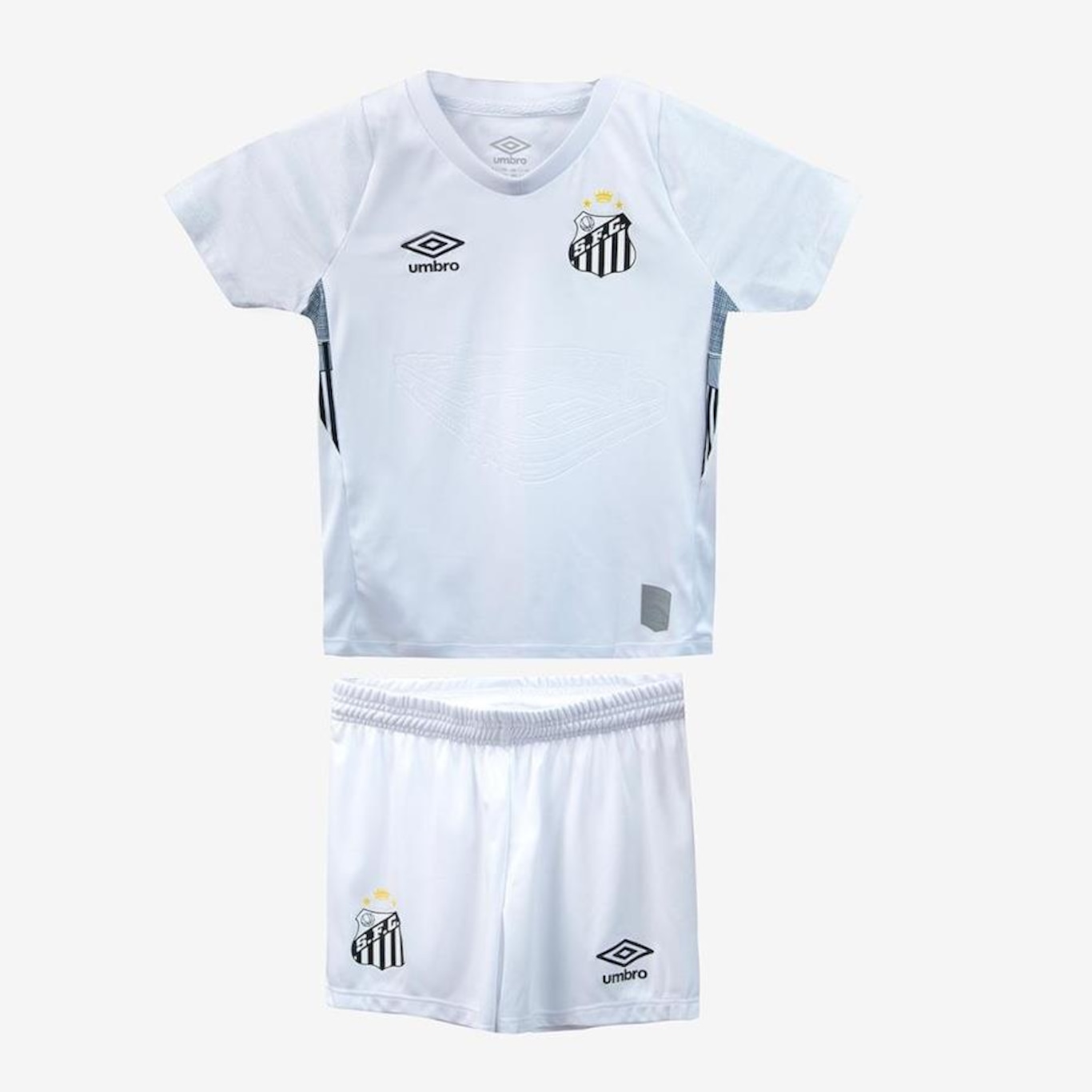 Conjunto do Santos 1 2024 Clube Umbro Of. - Infantil - Foto 1