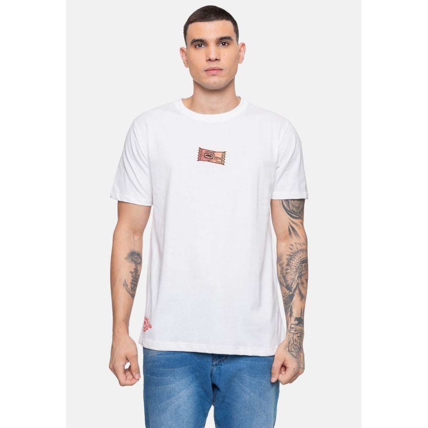 Camiseta Ecko Masculina Icestick Off White - Ecko - Masculino - Foto 3