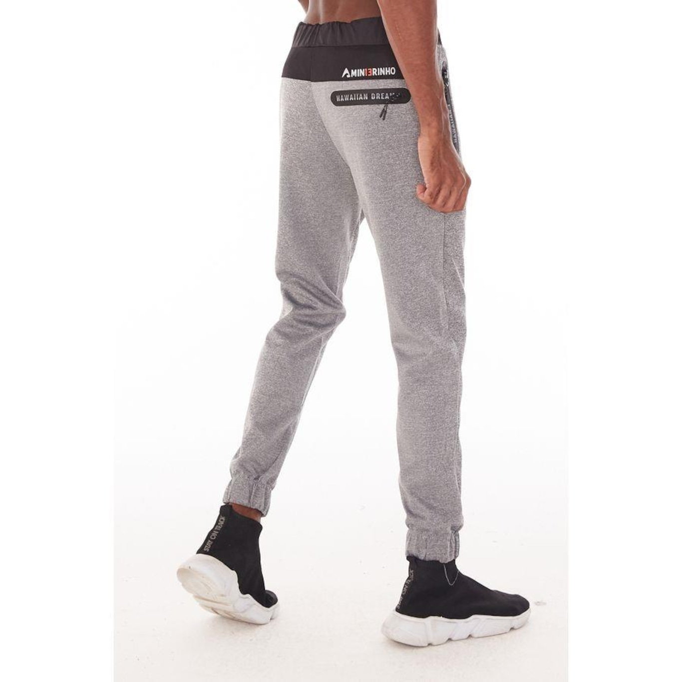 Calça de Moletom Hd Mescla - Masculina - Foto 3