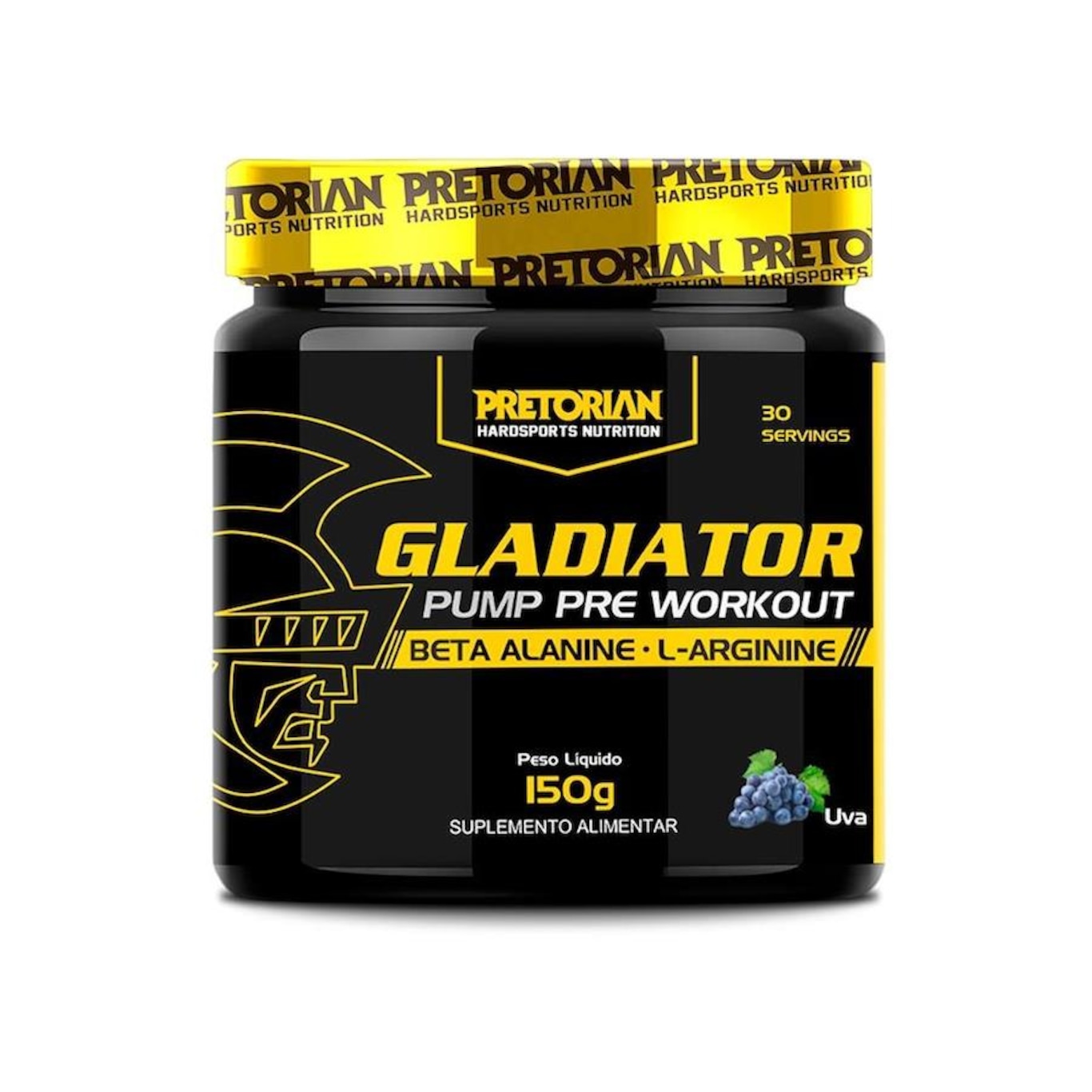 Pré-Treino + Beta Alanina Gladiator 150G - Pretorian - Foto 1