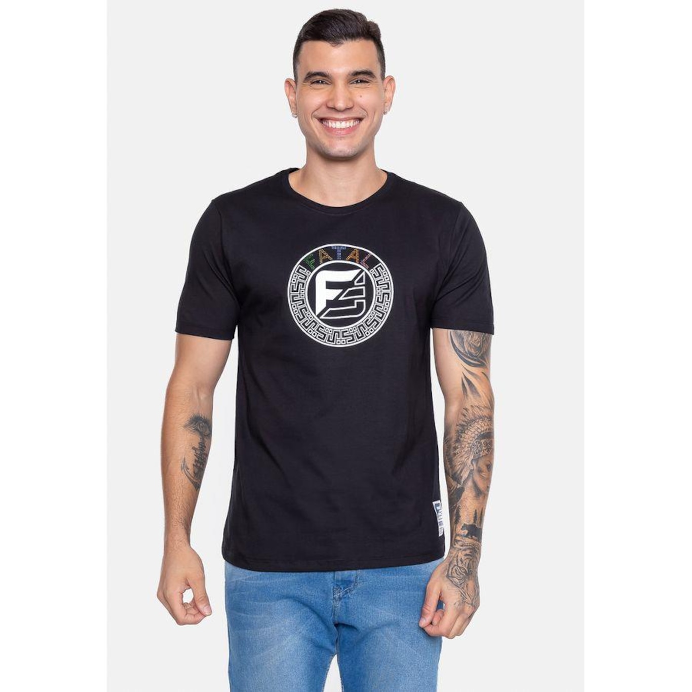 Camiseta Fatal Estampada Vers - Masculina - Foto 1