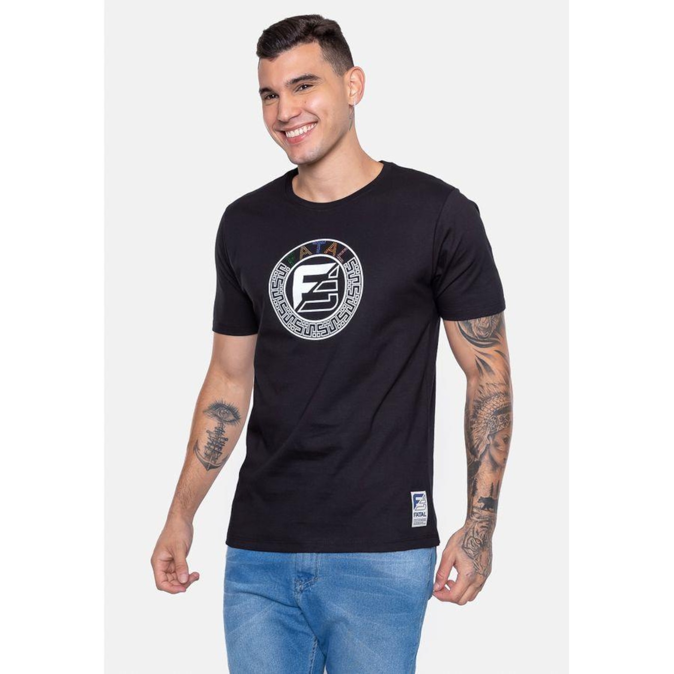 Camiseta Fatal Estampada Vers - Masculina - Foto 4