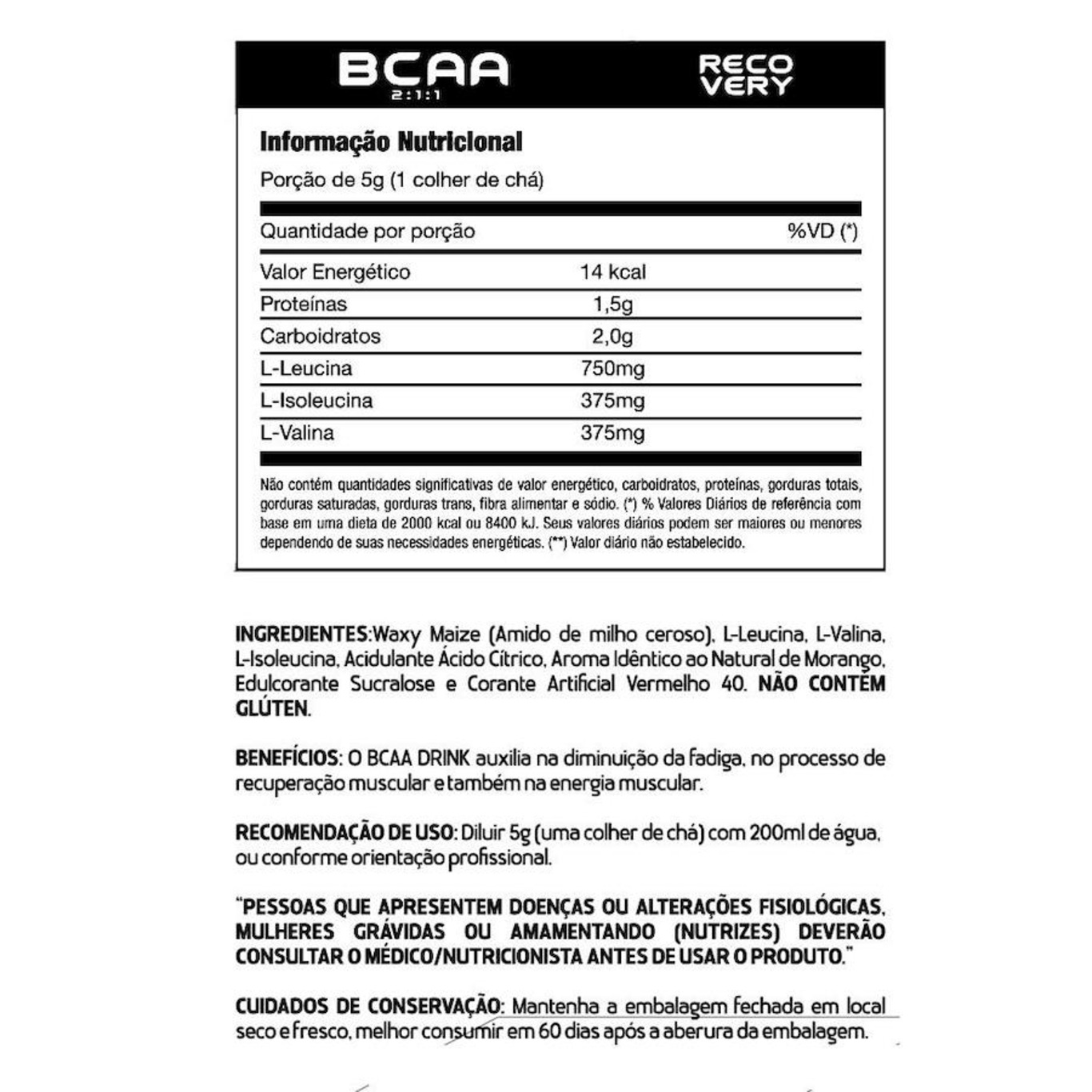 Bcaa Morango Xpro Nutrition - 100G - Foto 2