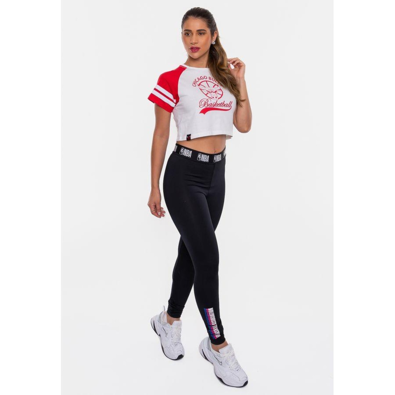 Blusa Cropped Nba Chicago Bulls Seventy Off - Feminina - Foto 5