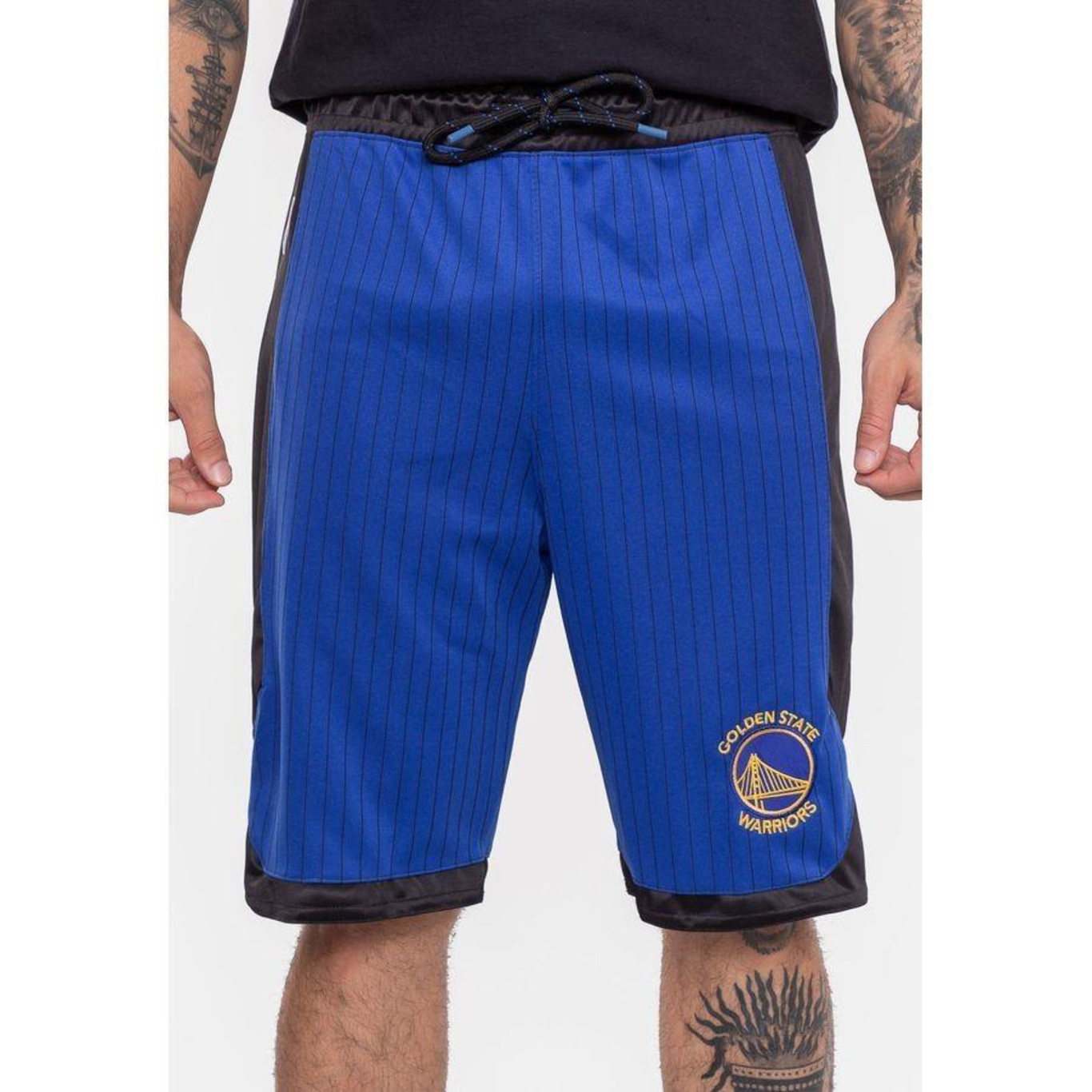 Bermuda Nba Stripe Golden State Warriors Royal - Nba - Masculino - Foto 3