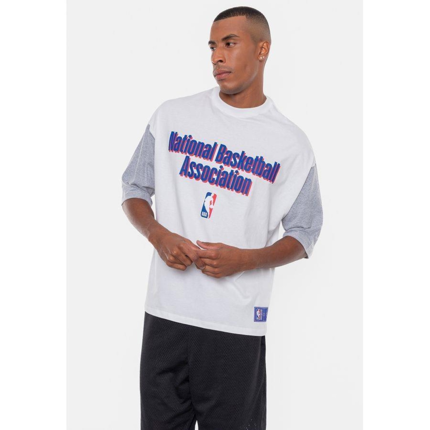 Camiseta Nba Oversized Vintage - Masculina - Foto 3