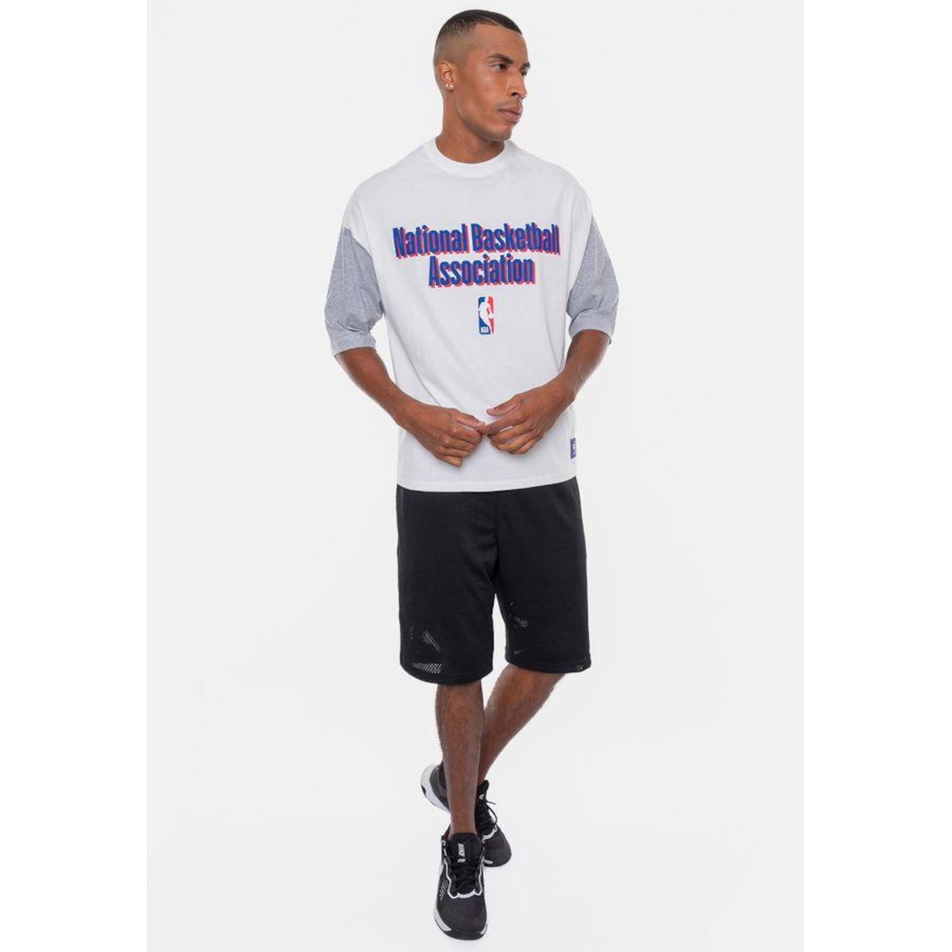 Camiseta Nba Oversized Vintage - Masculina - Foto 5