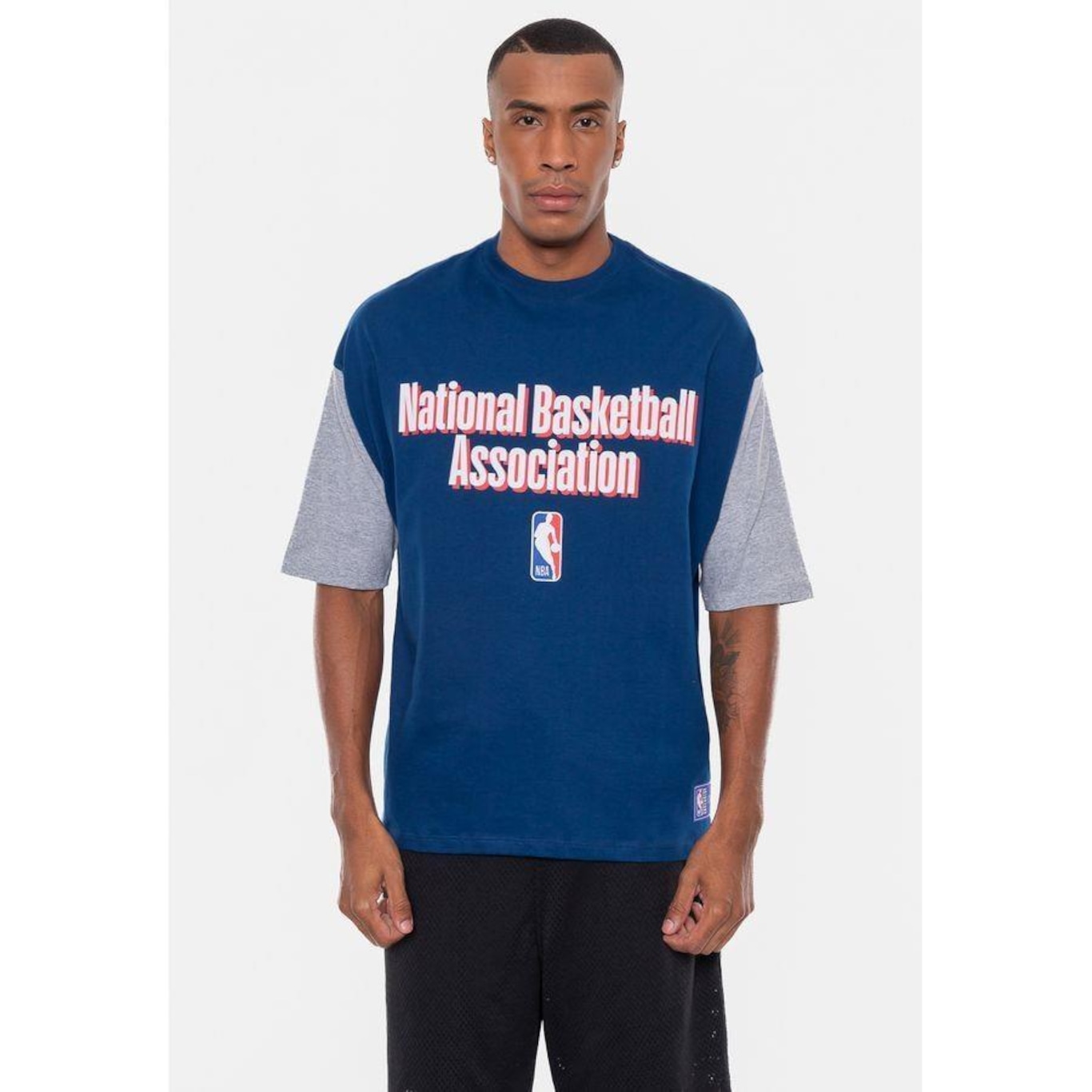 Camiseta Nba Oversized Vintage - Masculina - Foto 3