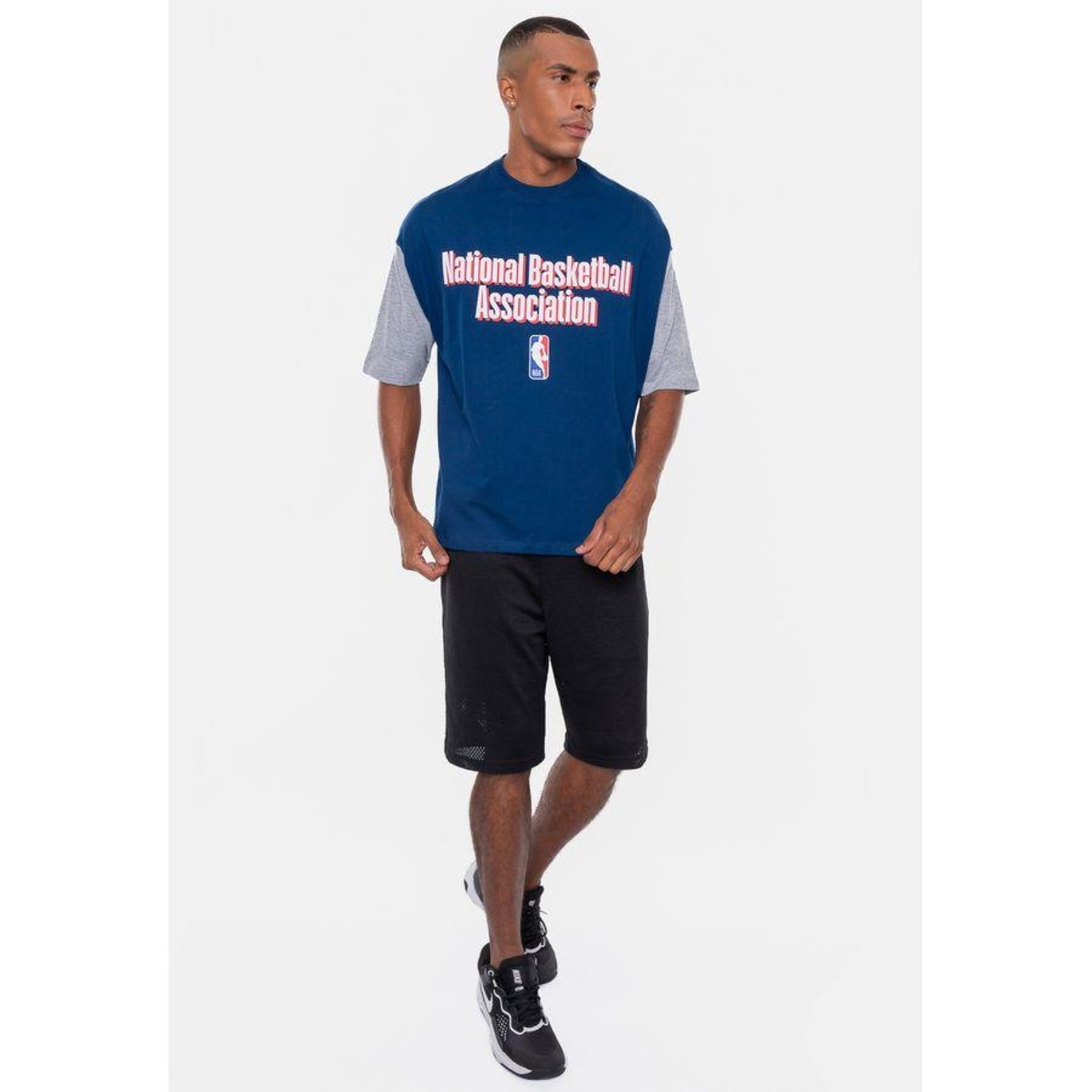 Camiseta Nba Oversized Vintage - Masculina - Foto 5